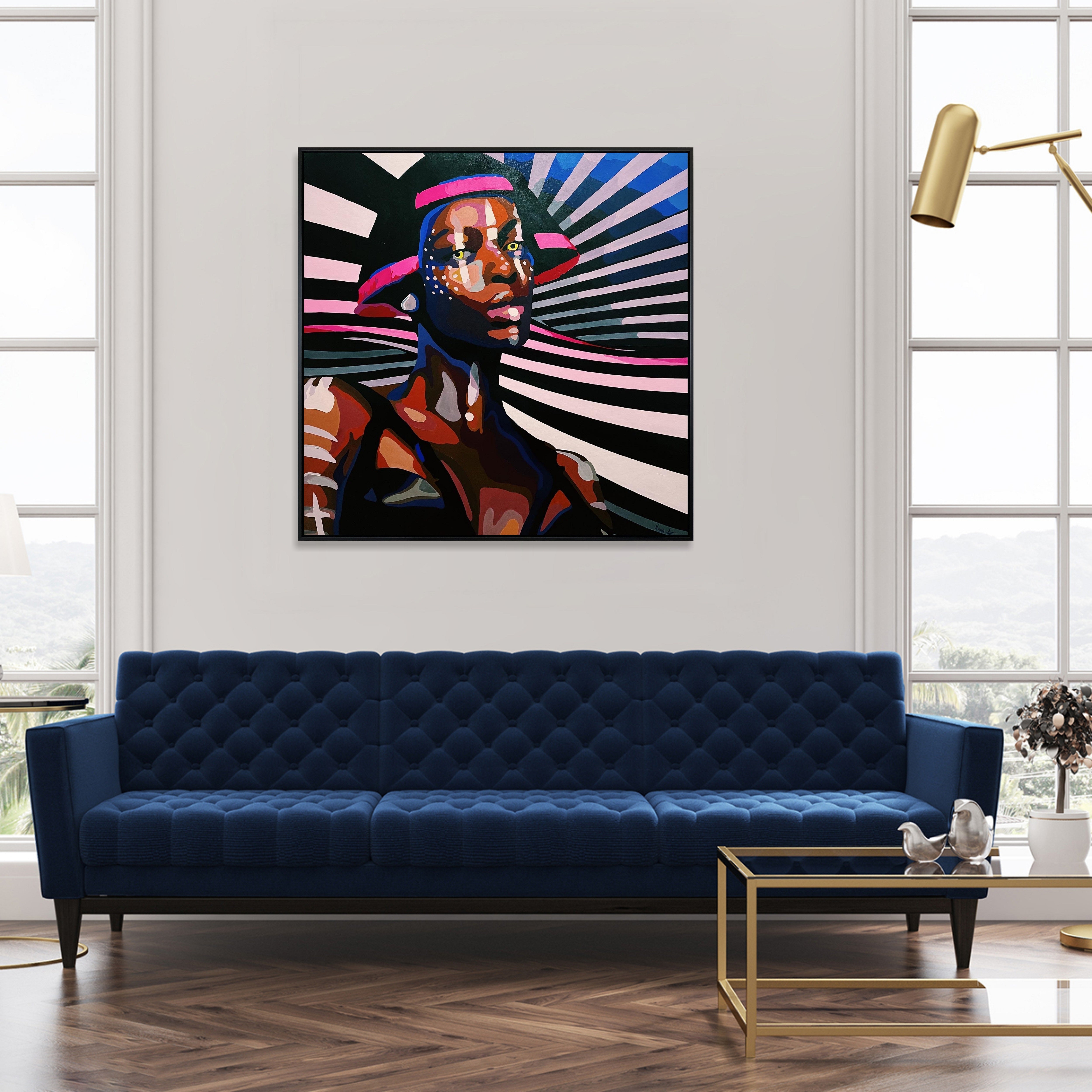 COSMIC GIRL 43.3"x43.3"