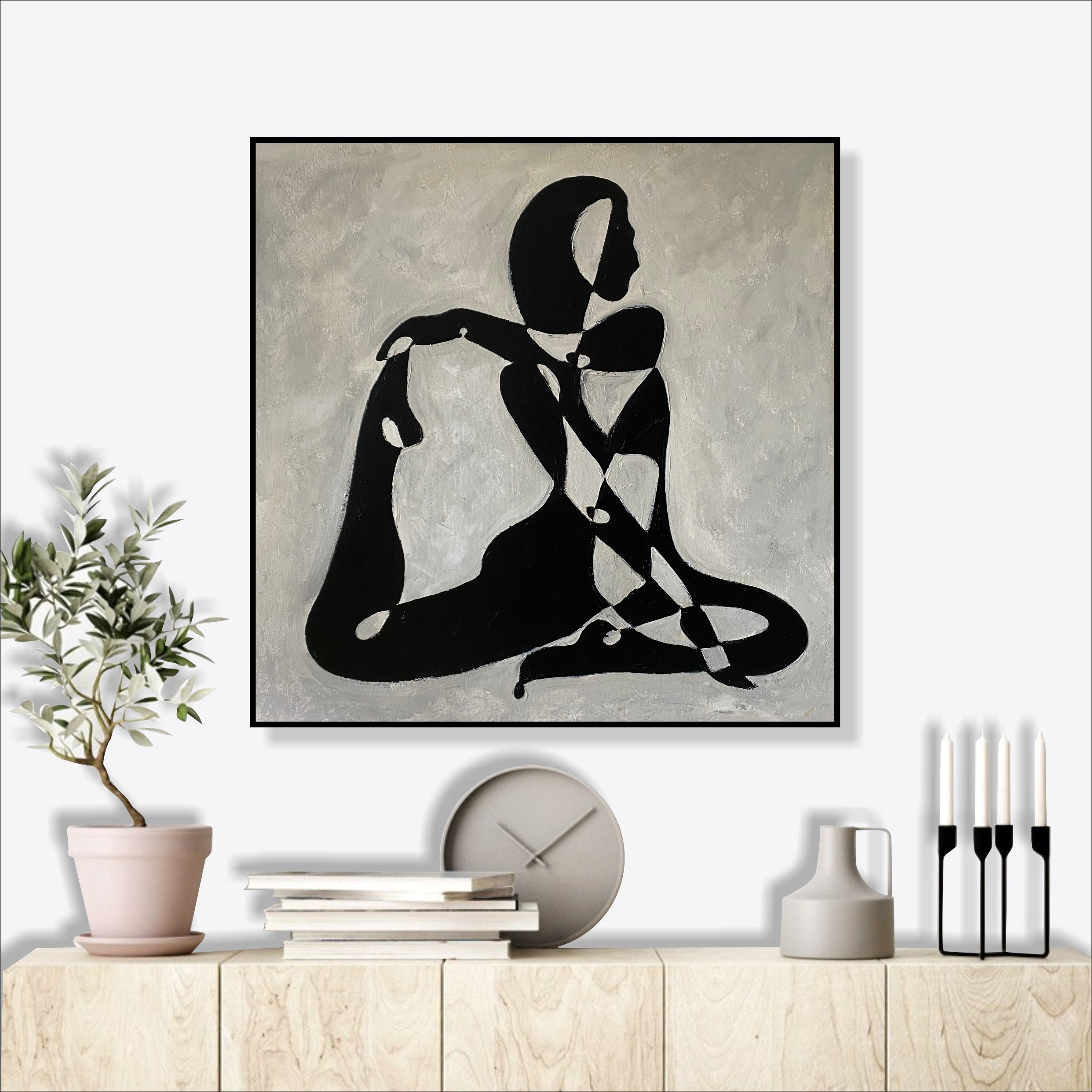 SILHOUETTE SYNTHESIS 32"x32"