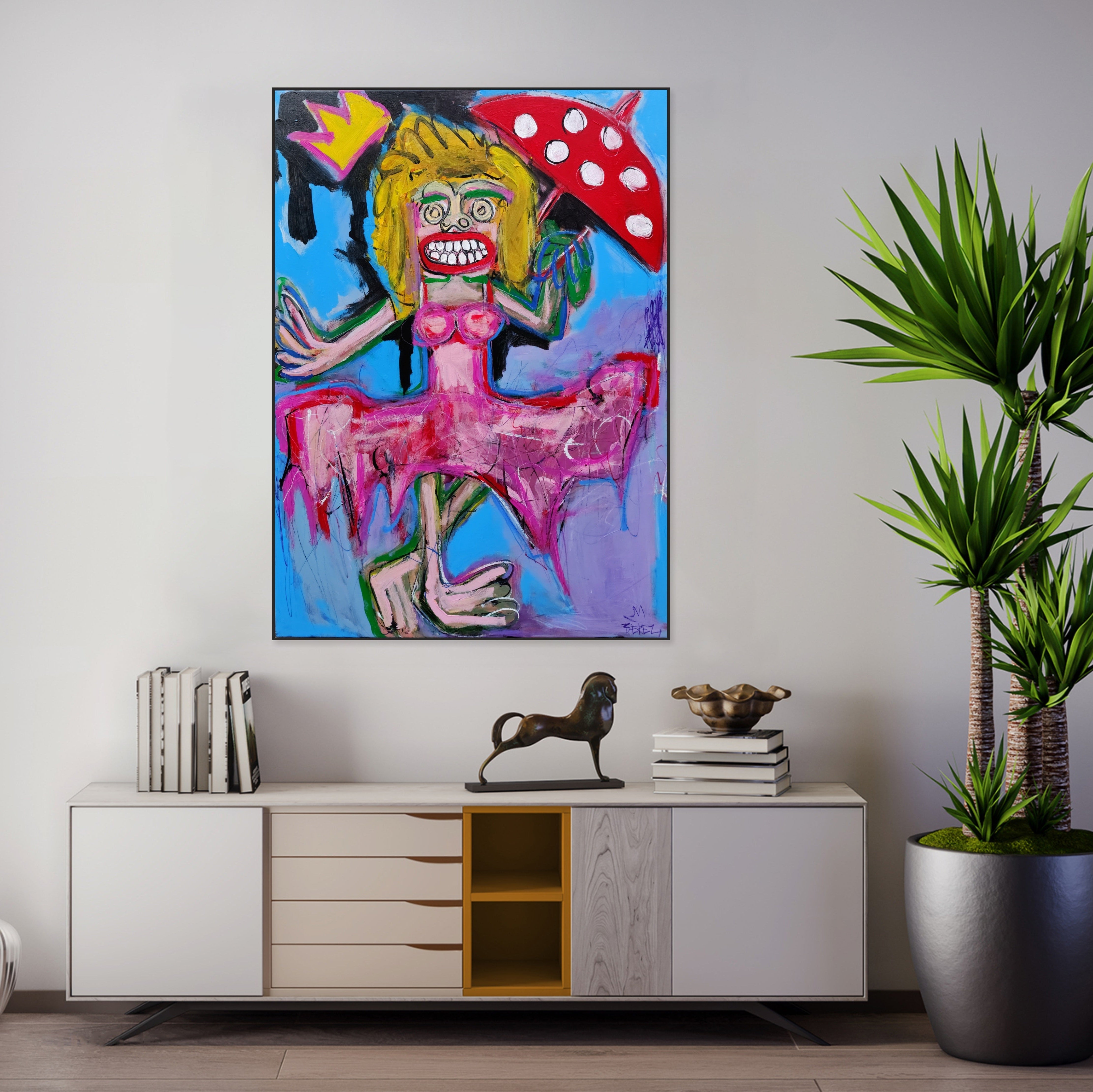 GRAFFITI QUEEN 46.1"x36.2"