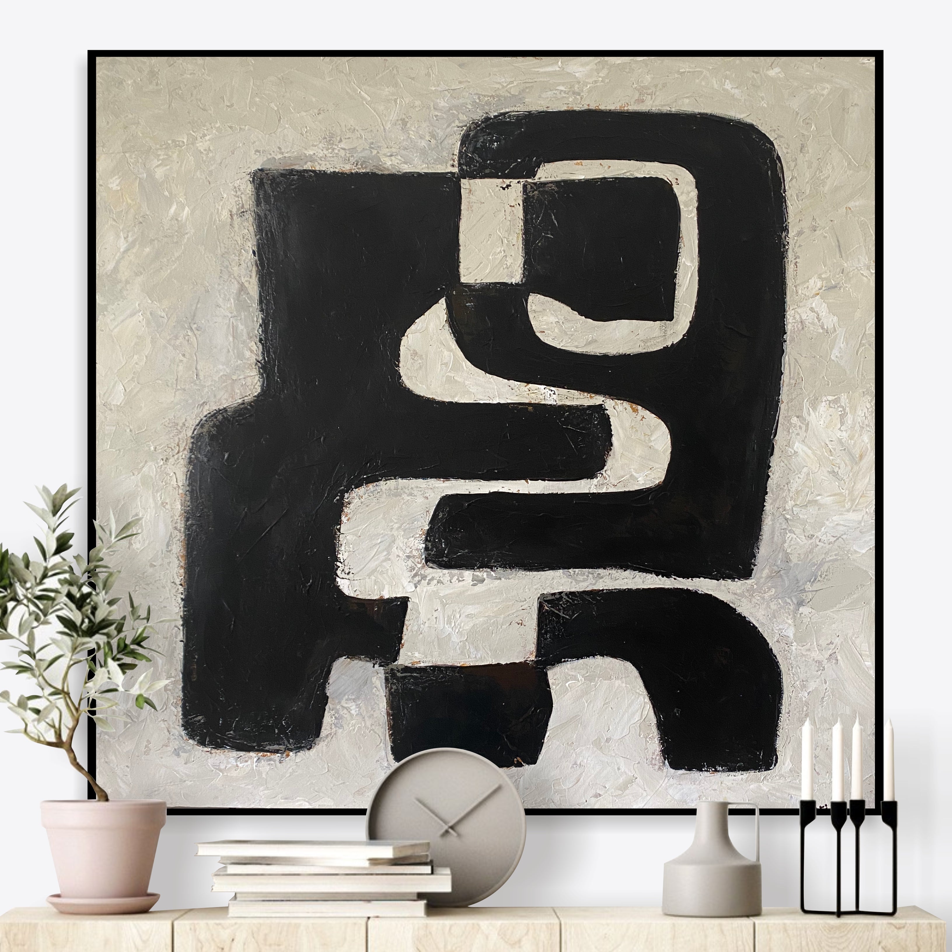 GEOMETRIC INTRIGUE Unstretched