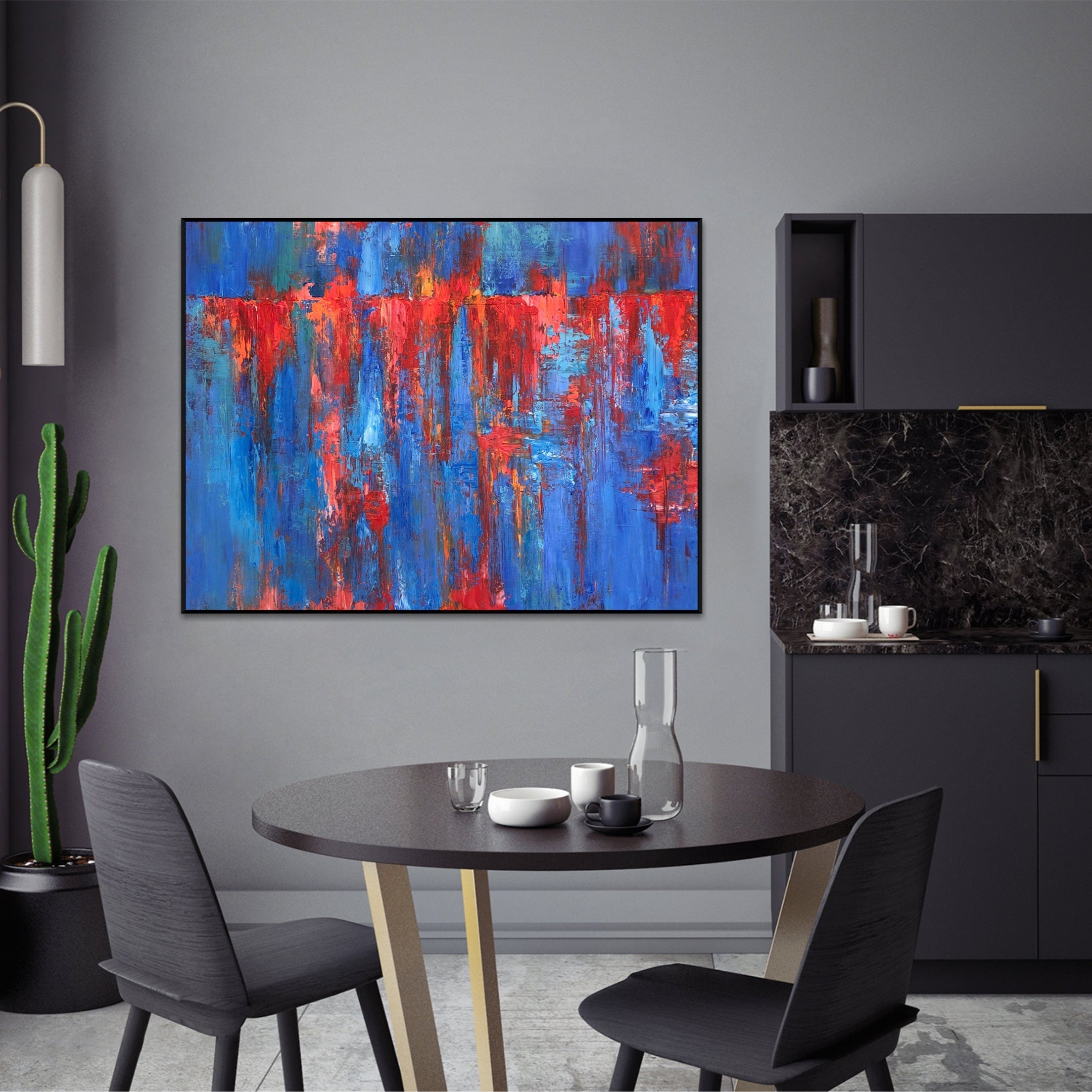 BLUE BLAZE 40"x54"