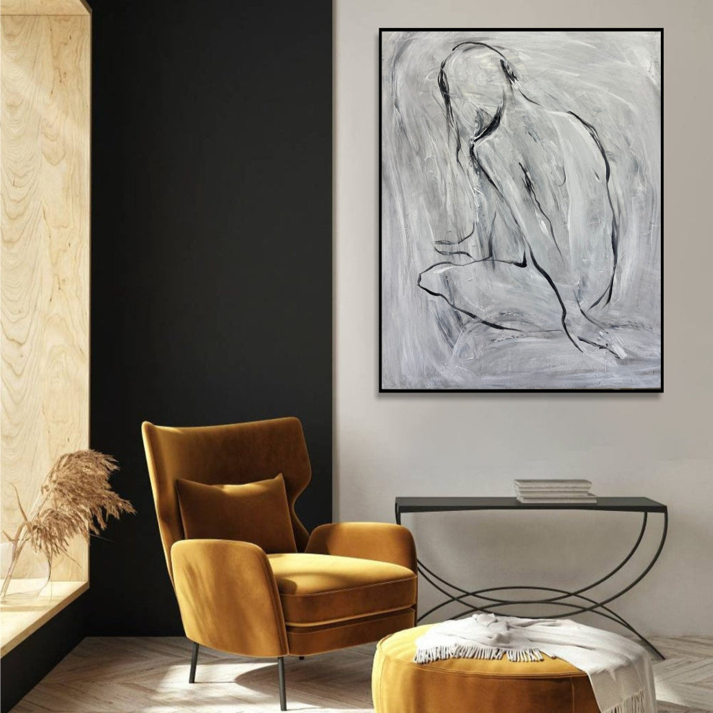 CONTEMPLATIVE SILENSE 43.3"x29.5"