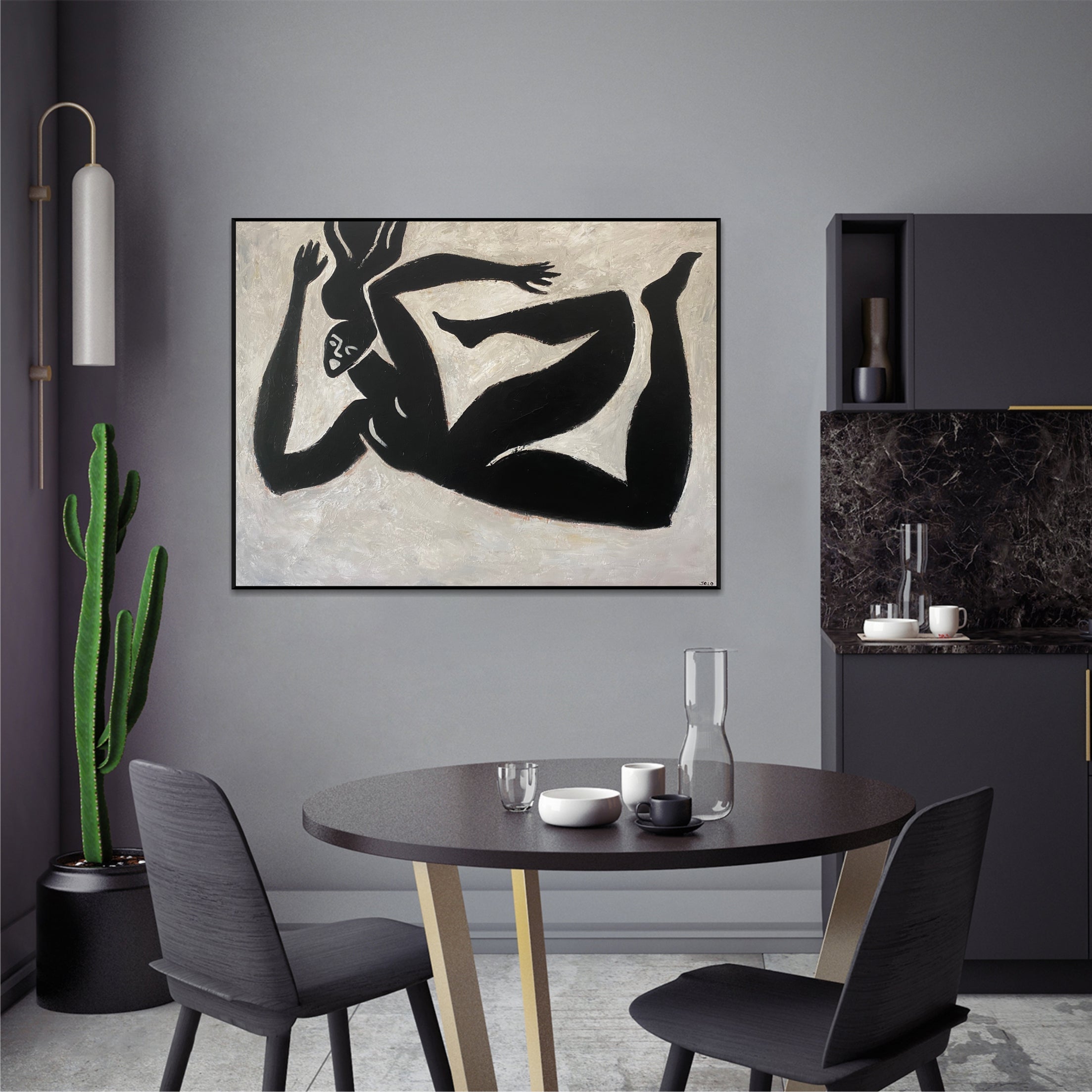 FALLING THROUGH 34"x46"