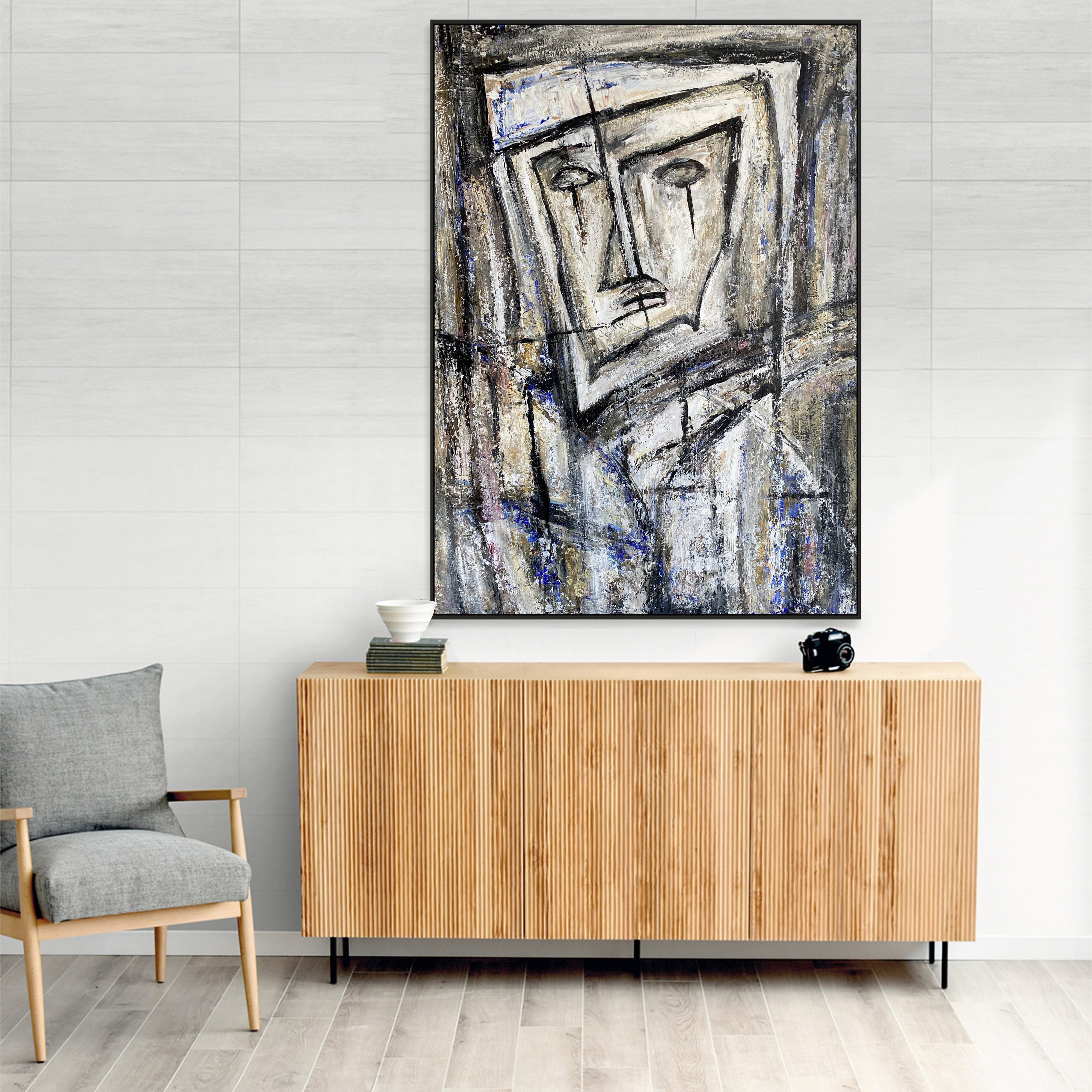 CUBIST FLAIR FACE 40"x30"