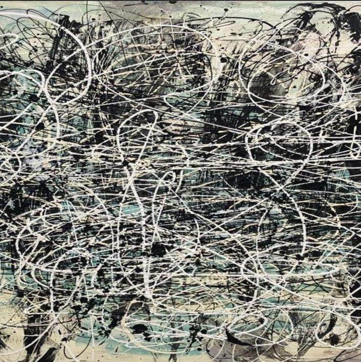 Jackson pollock abstract art GHOSTLY VISION