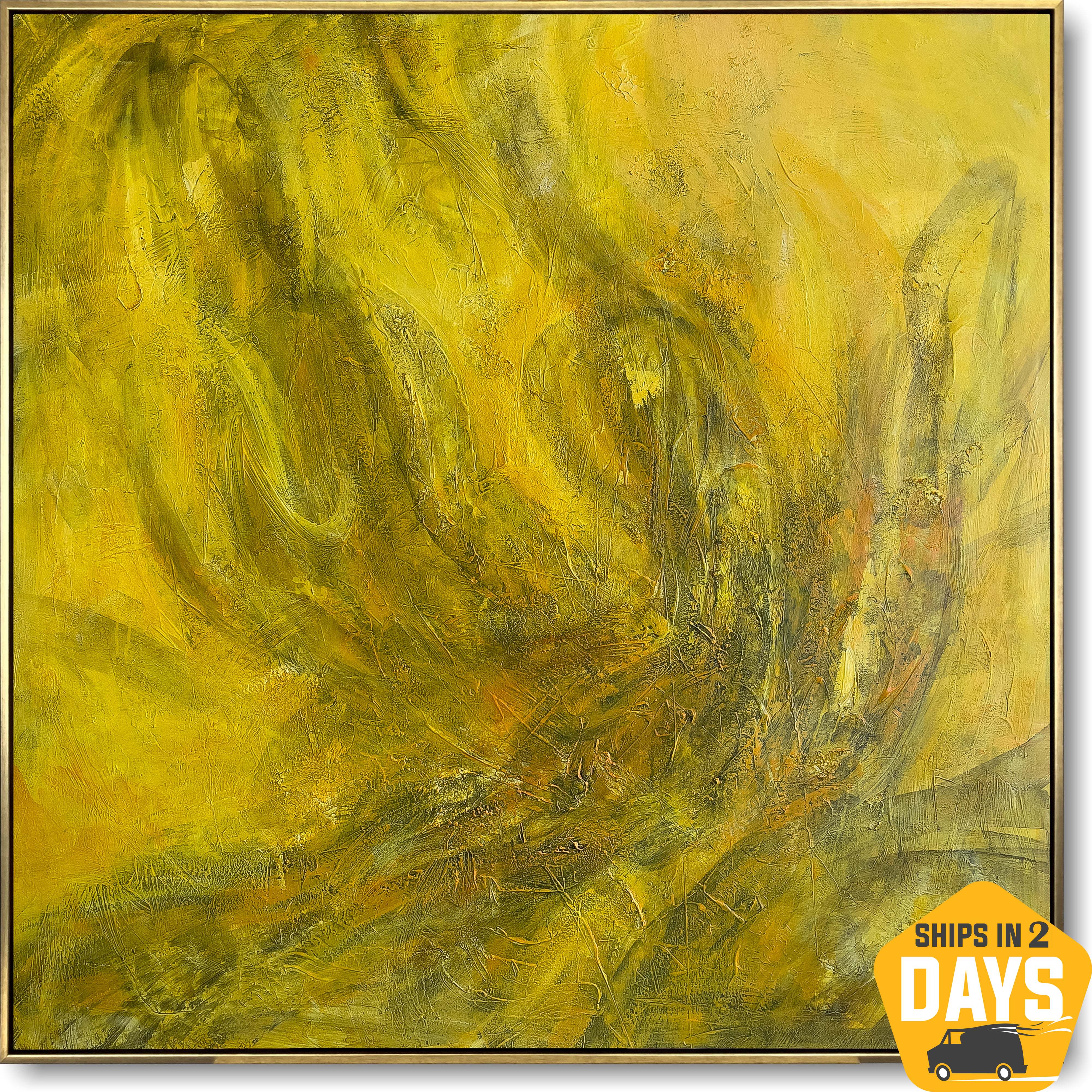 YELLOW ABYSS 50"x50"