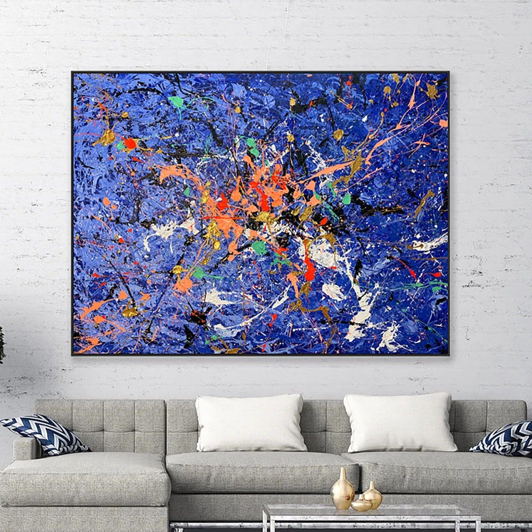 PURPLE SPLASH 46"x60"