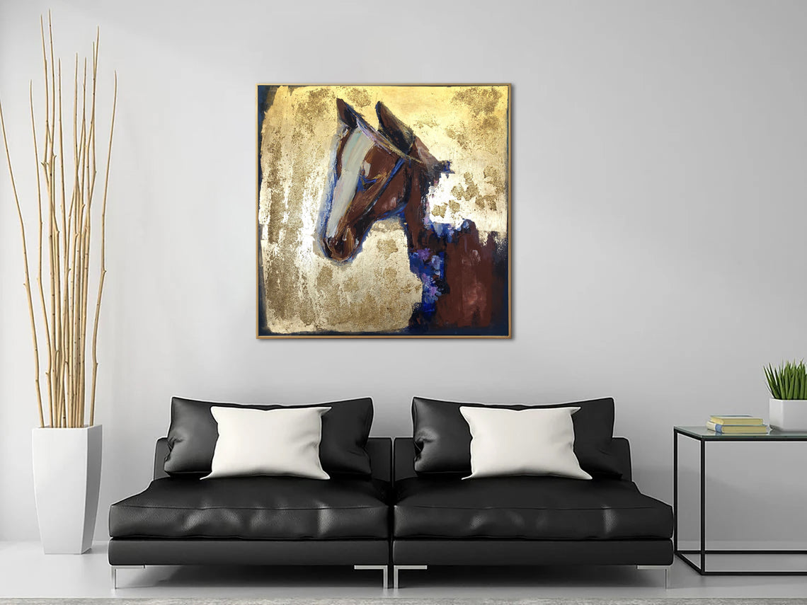 LONE RUNNER 27.5"x27.5"