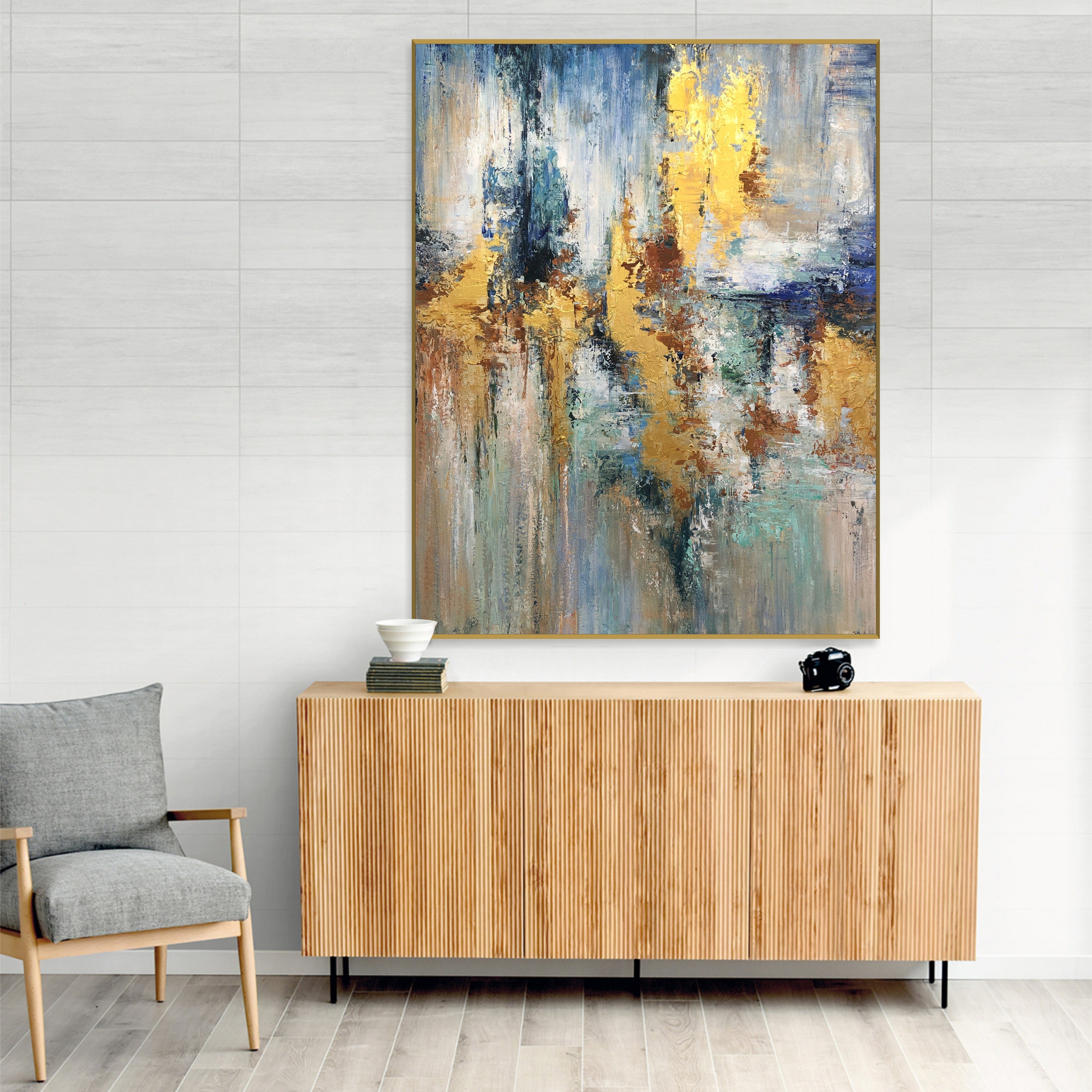 SUN OVER THE RIVER 60"x46"