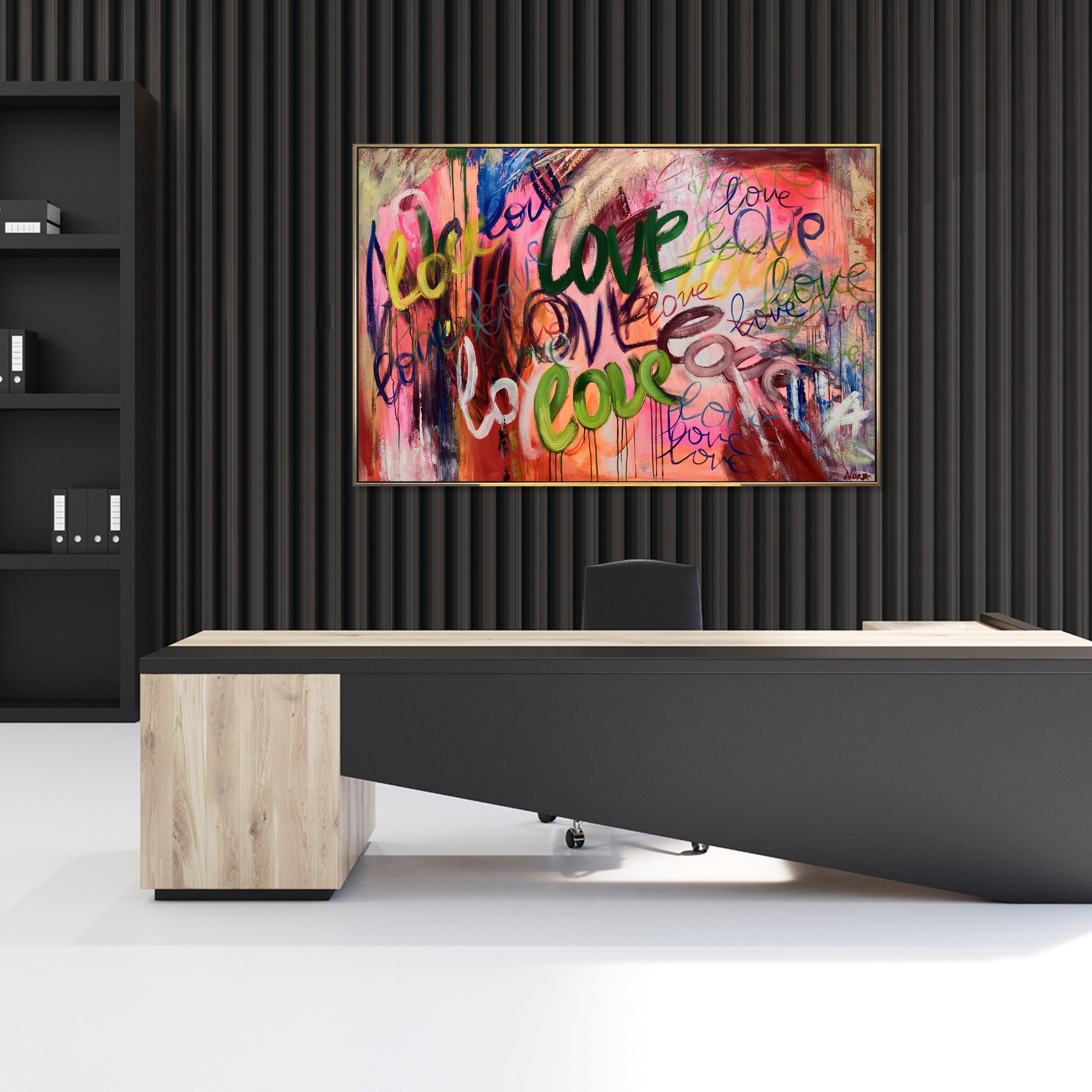 LOVE GRAFFITI 48"x72"