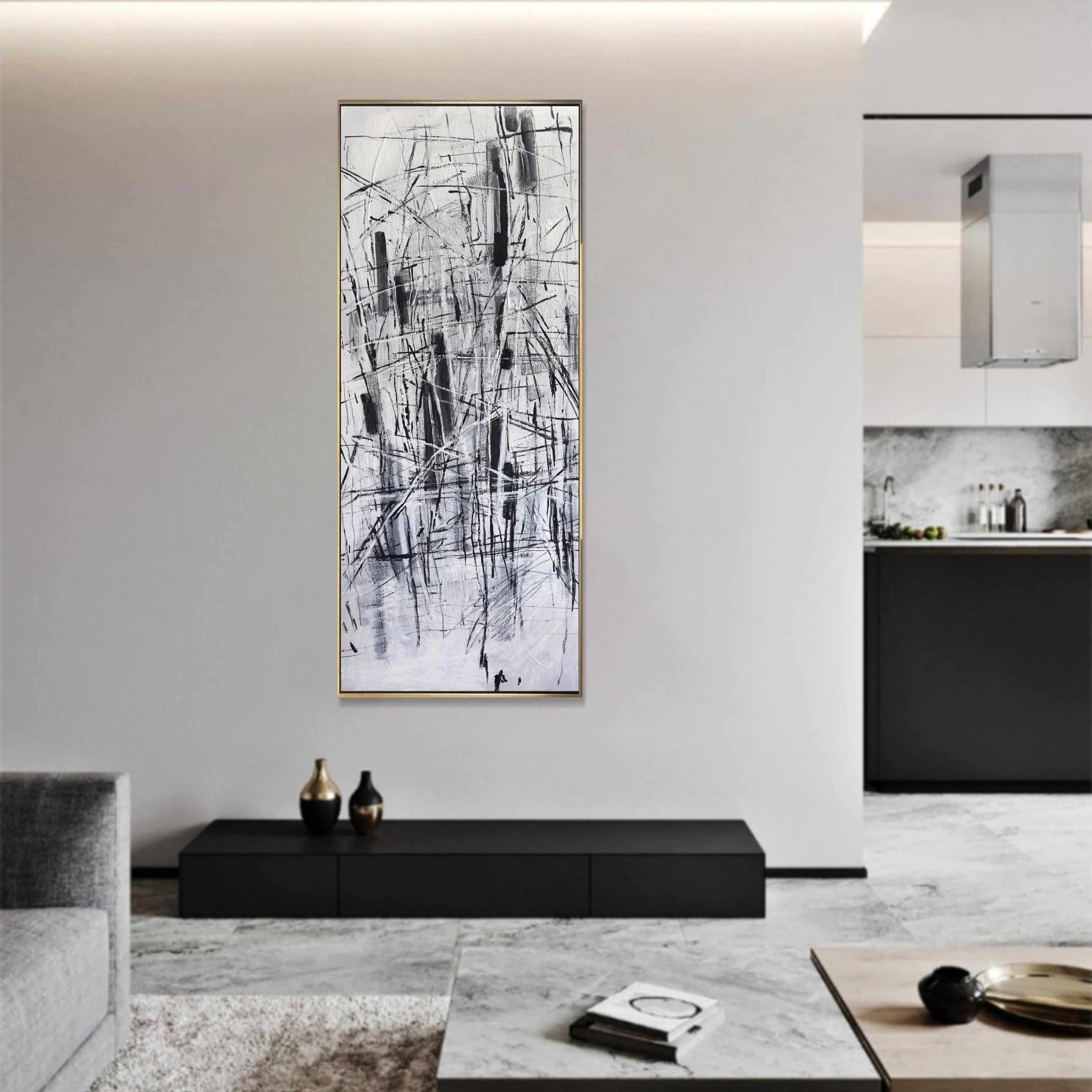 URBAN STROKES 47.3"x15.8"