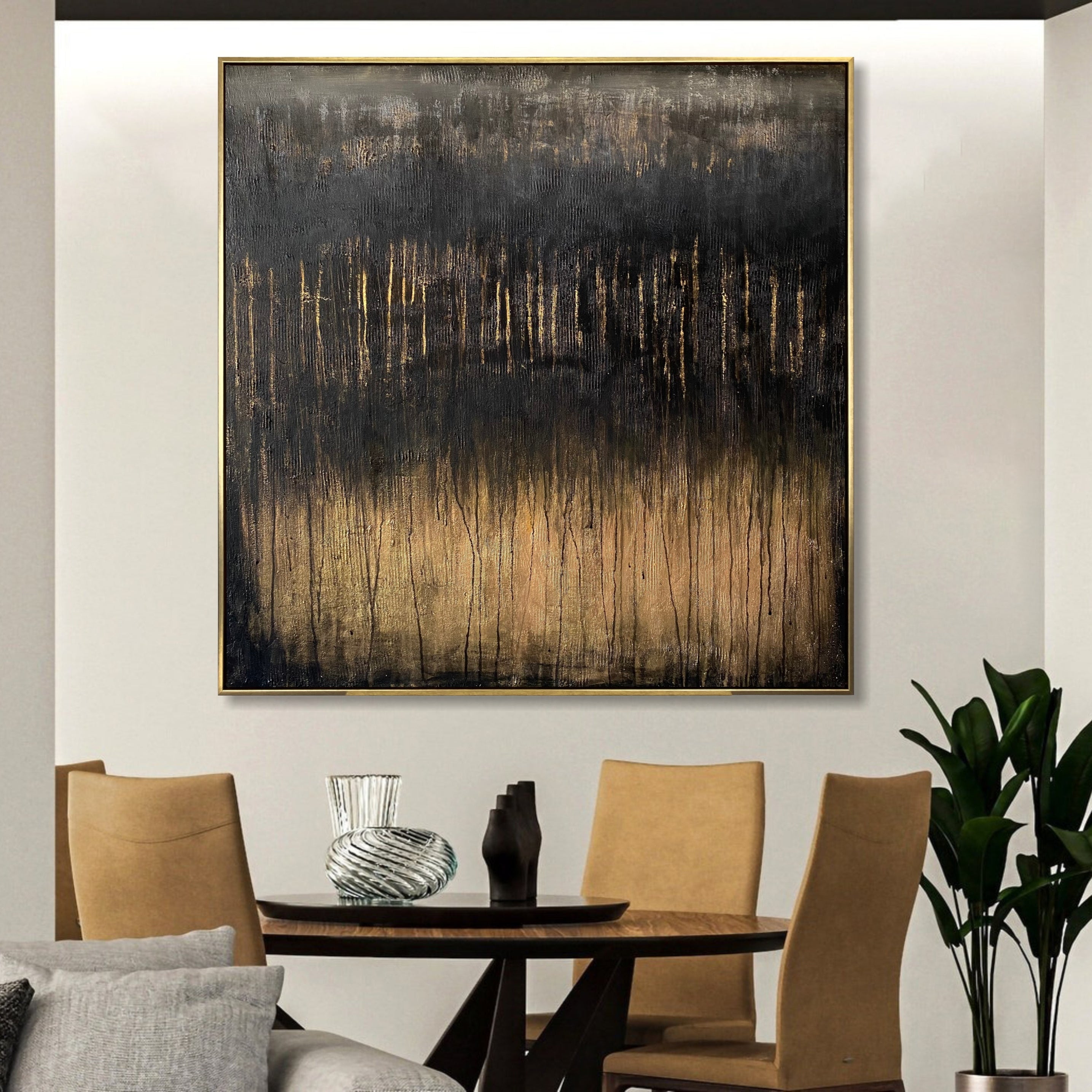 SHIMMERING NIGHT 40"x40"