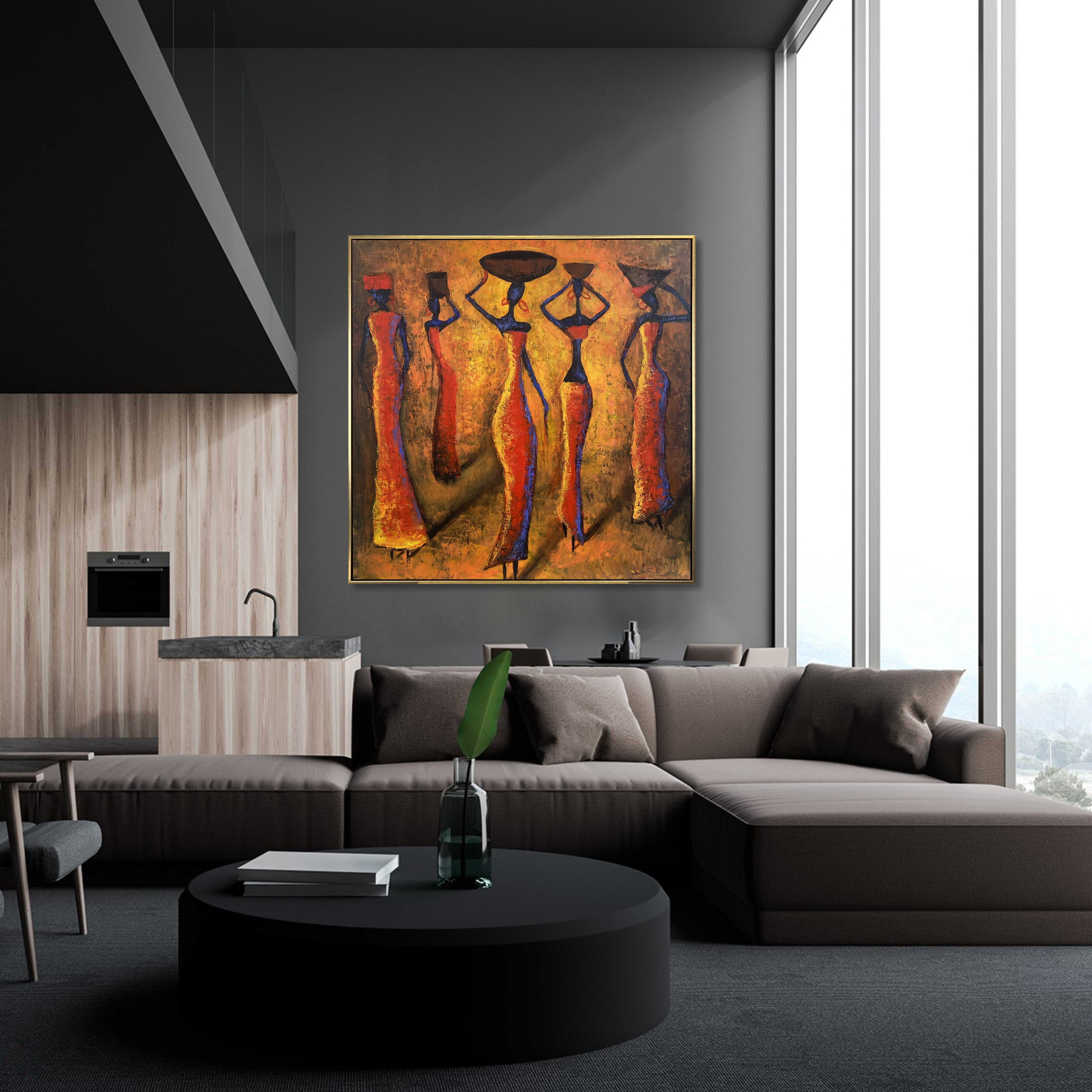 SUNSET CARRIERS 40"x40"