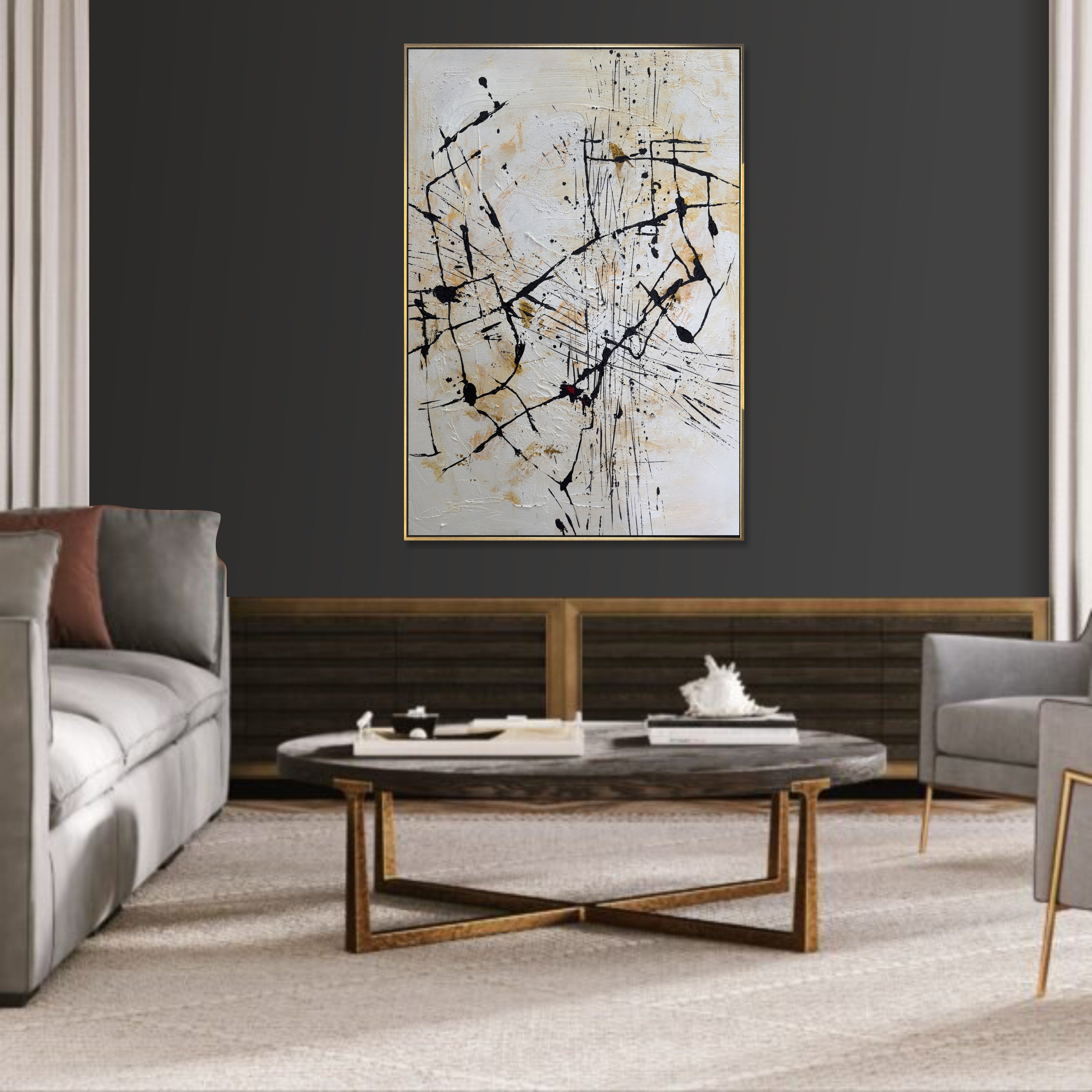 CHAOTIC LINES 31.5"x22.8"