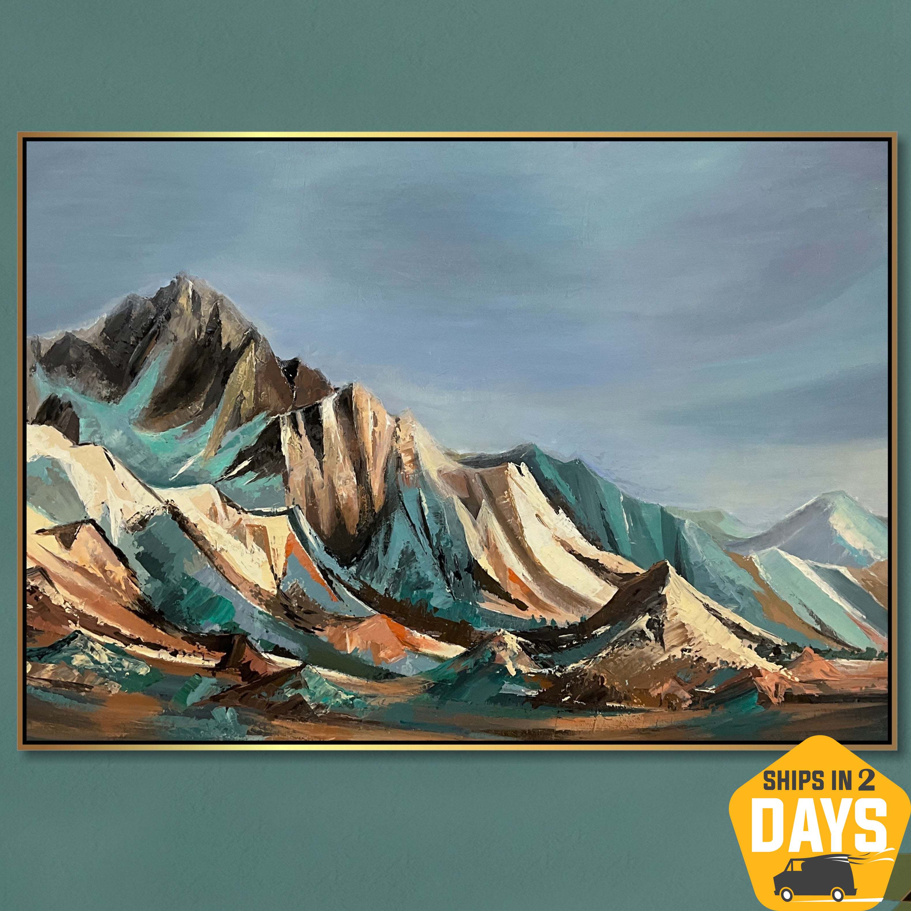 MOUNTAINS PEAK 30"x46"