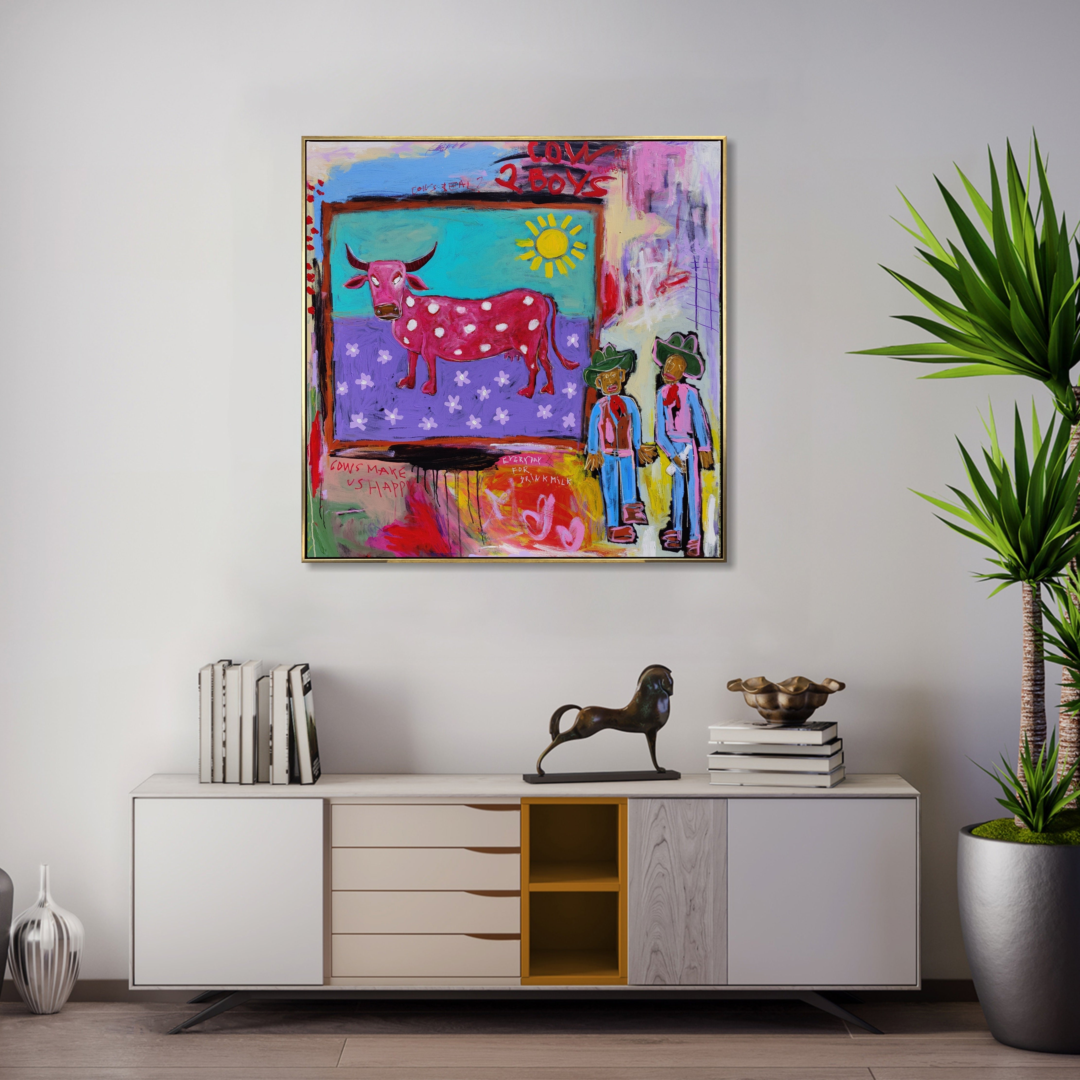 HAPPY FARM LIFE 46"x46"