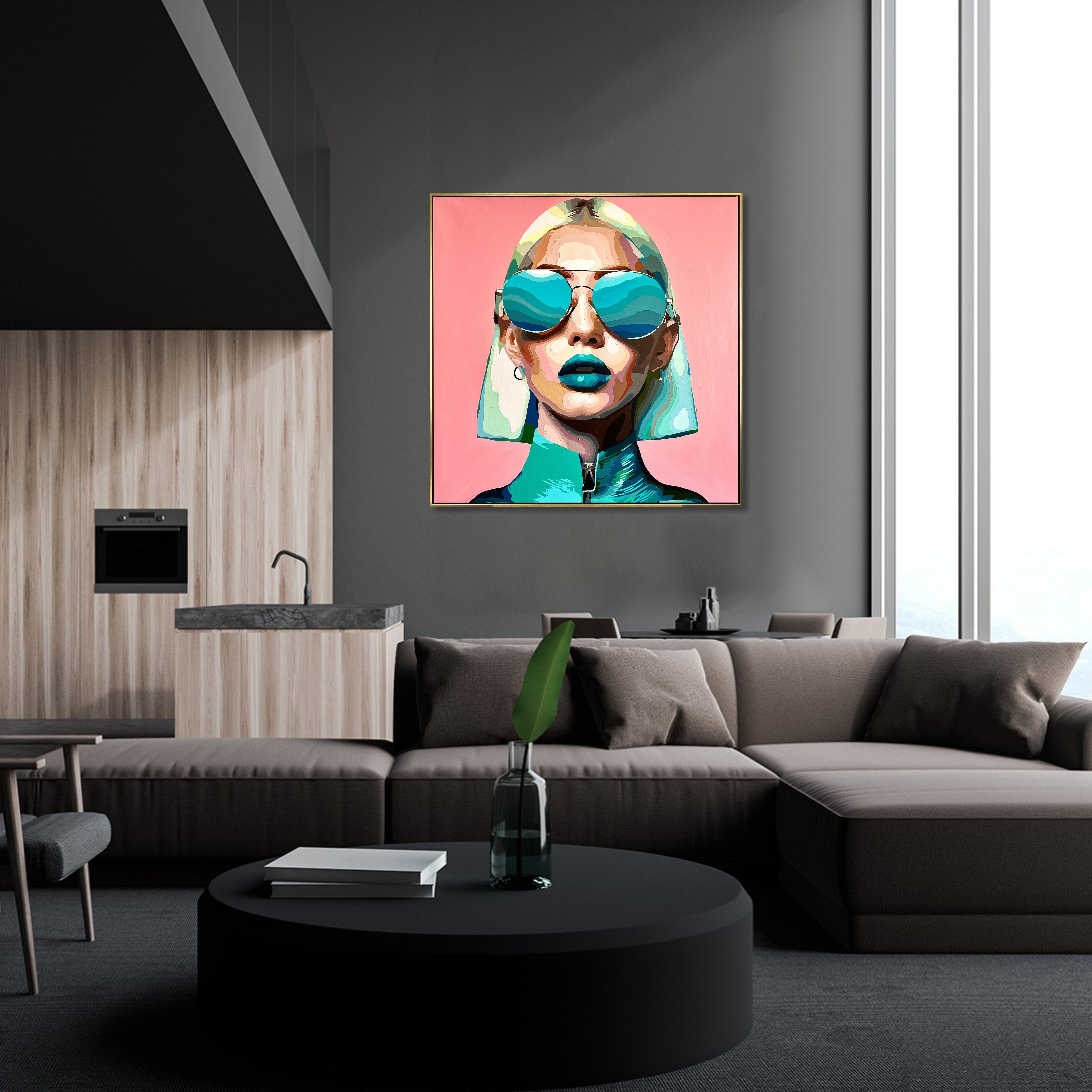 SKY HIGH 43.3"x43.3"