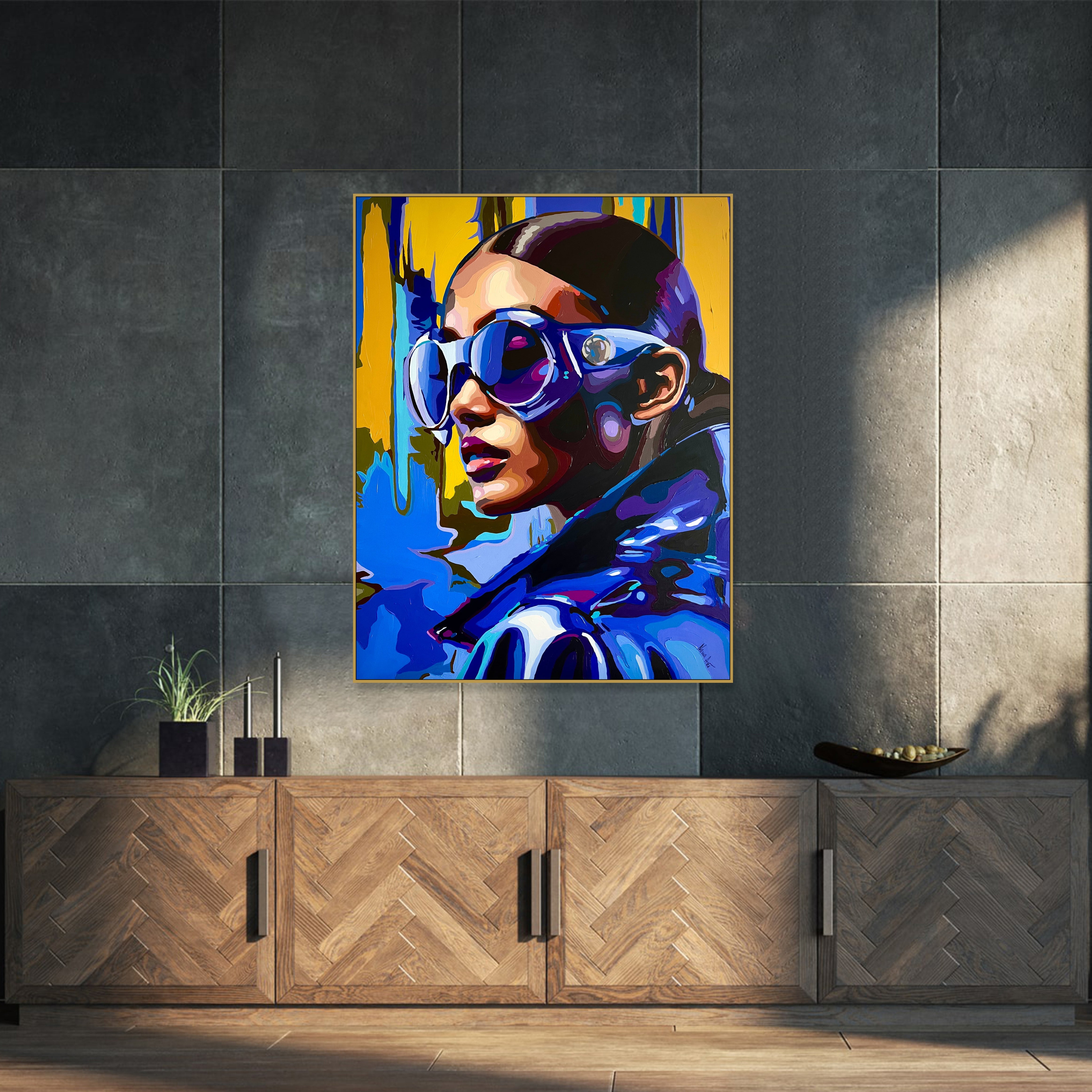 GIRL FROM THE FUTURE 43.3"x31.5"