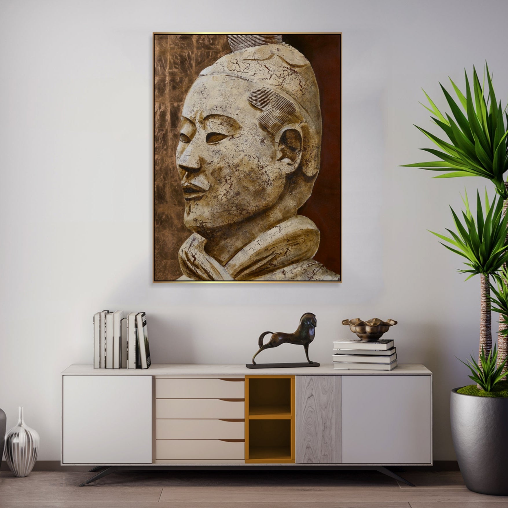 Cultural Representation Painting ANCIENT WARRIOR