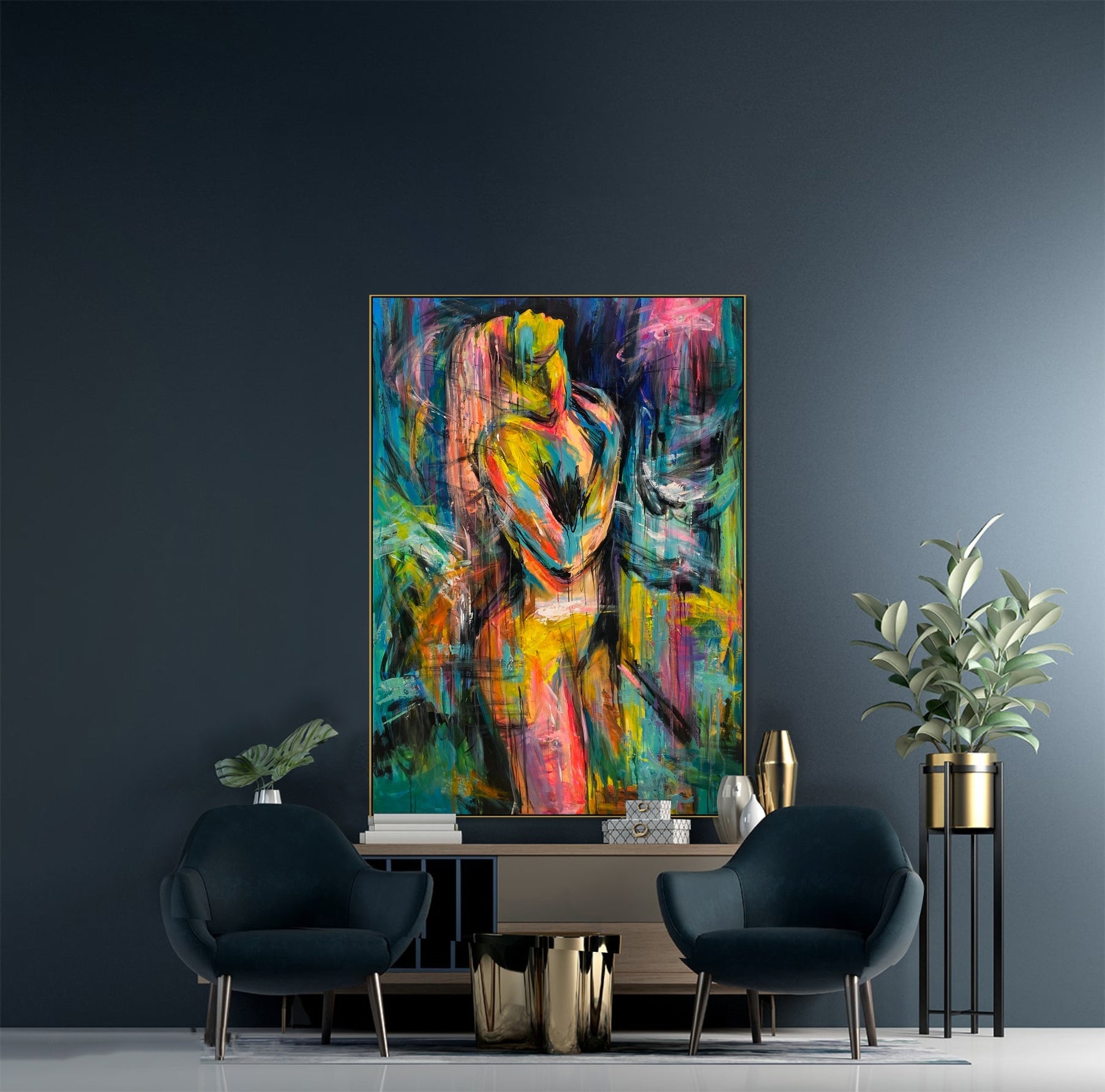 UNDER THE RAIN 60"x40"