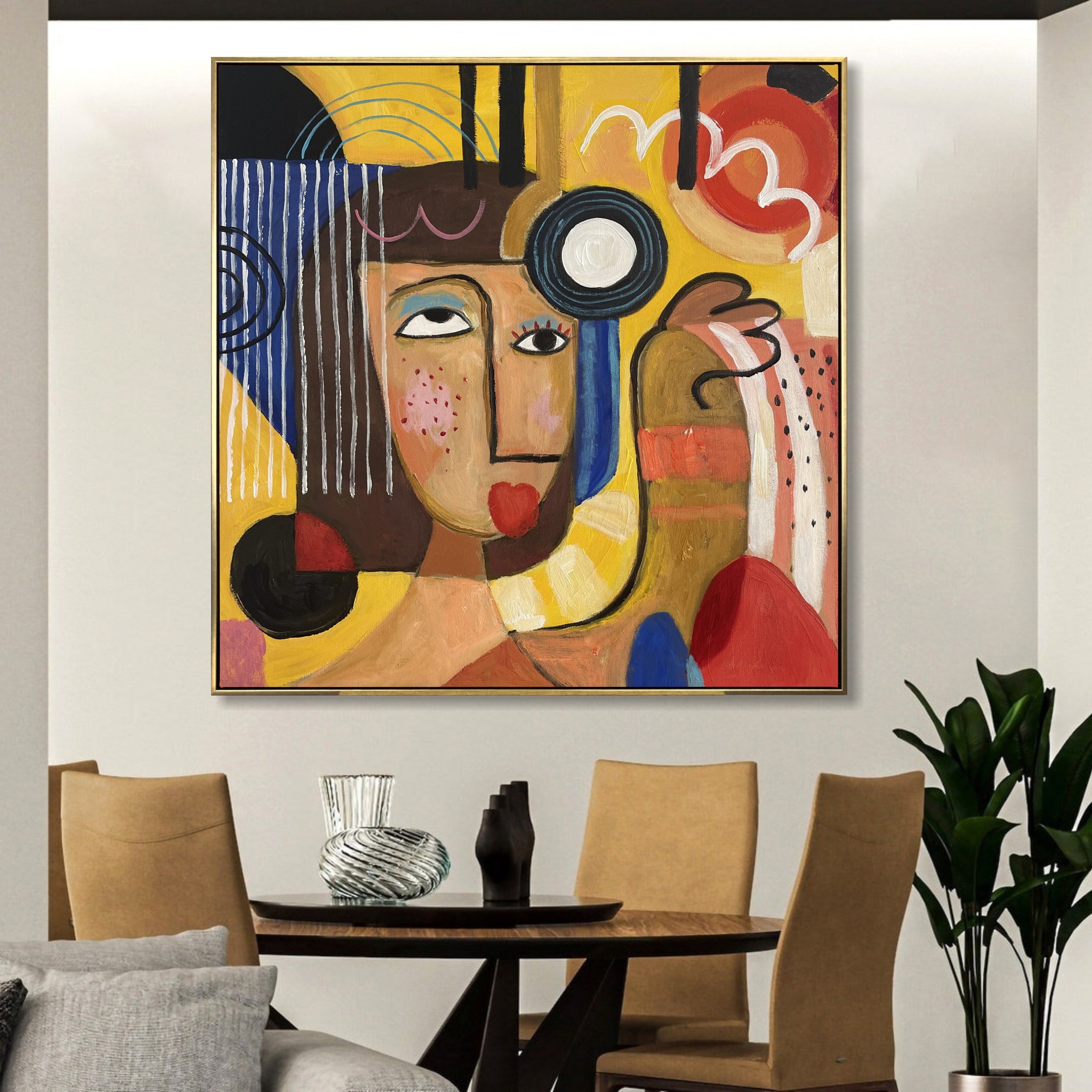 WHIMSICAL GAZE 26"x26"