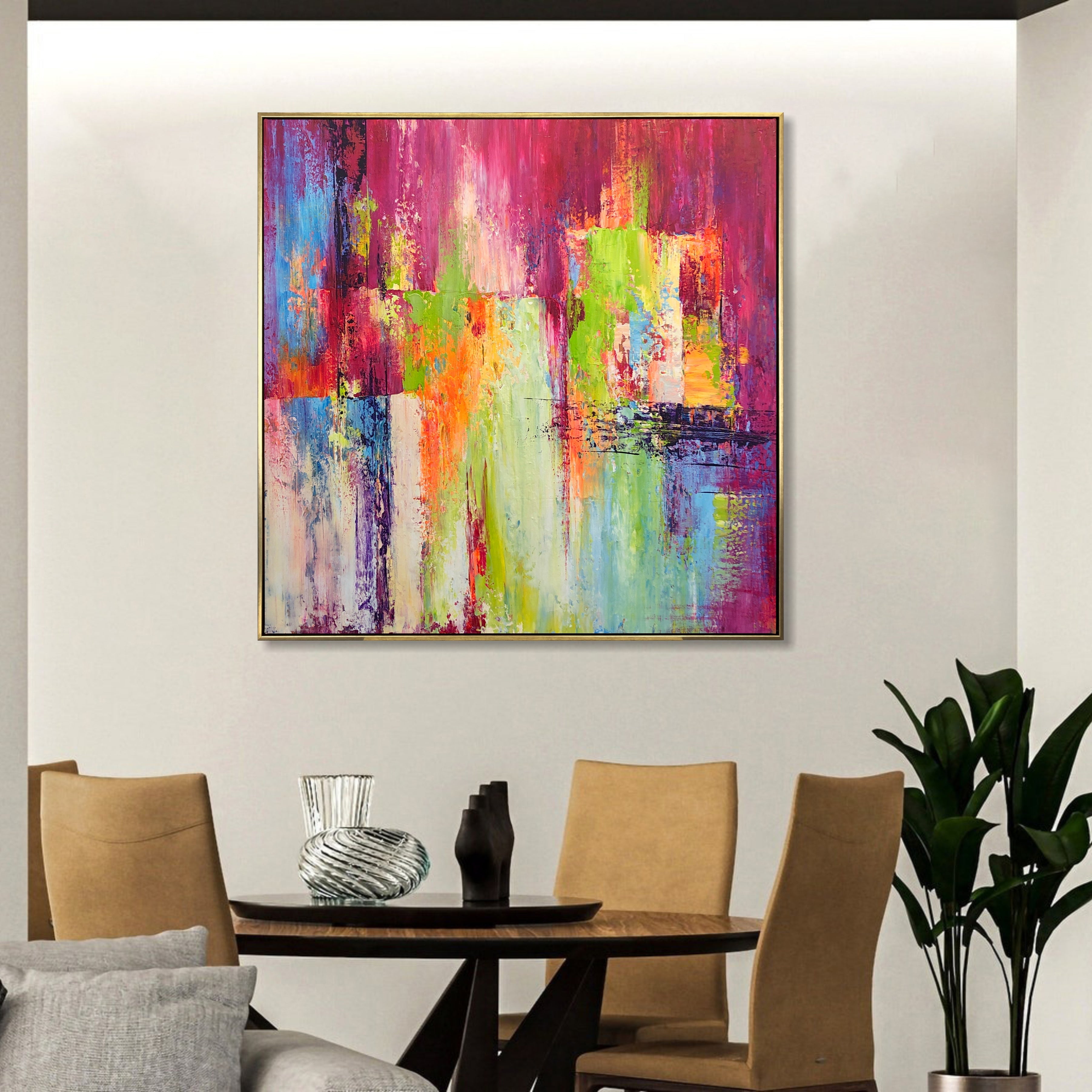 RADIANT CASCADE 40"x40"