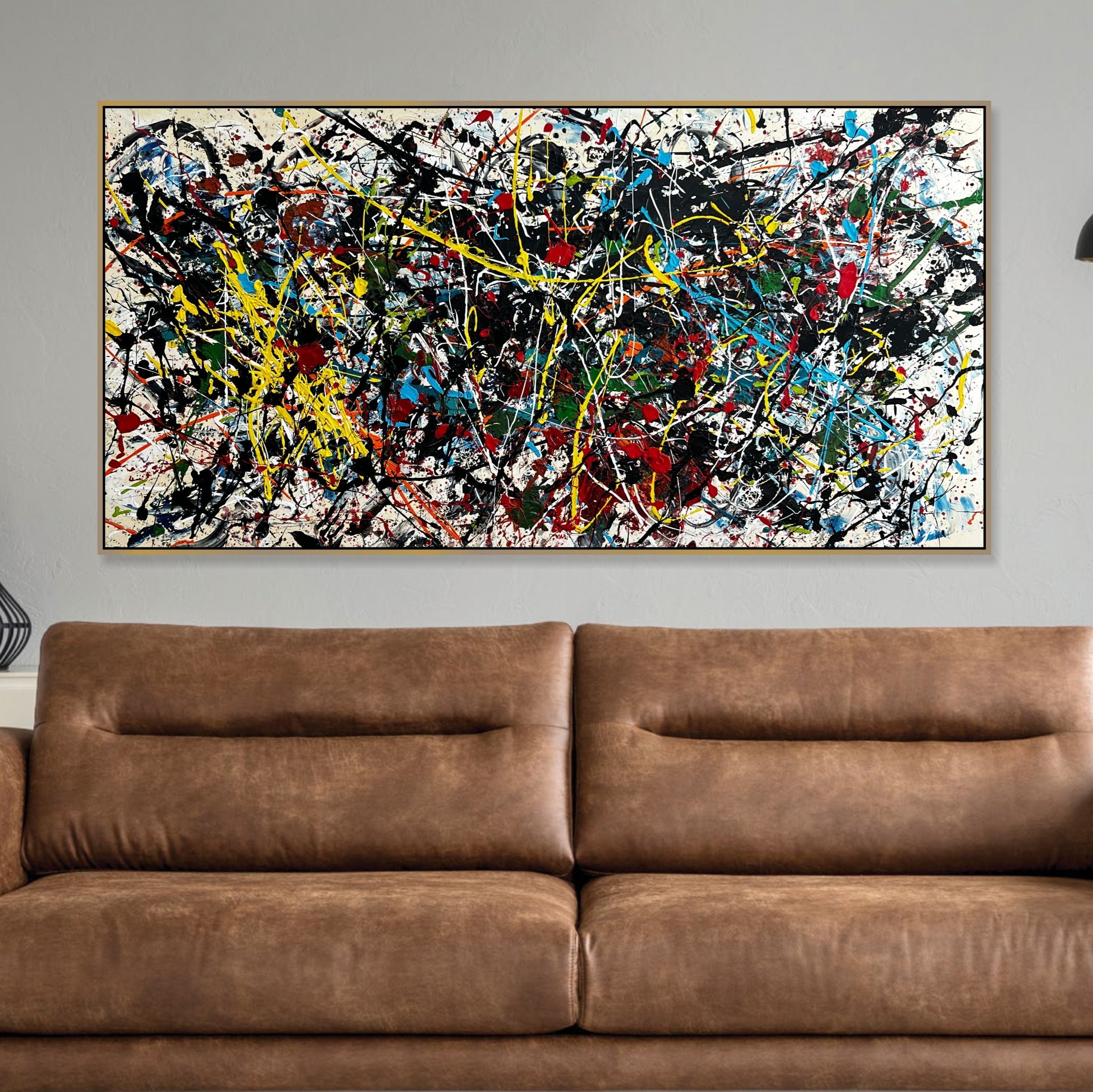 Rich textured colorful art ENERGIZED ABSTRACTION