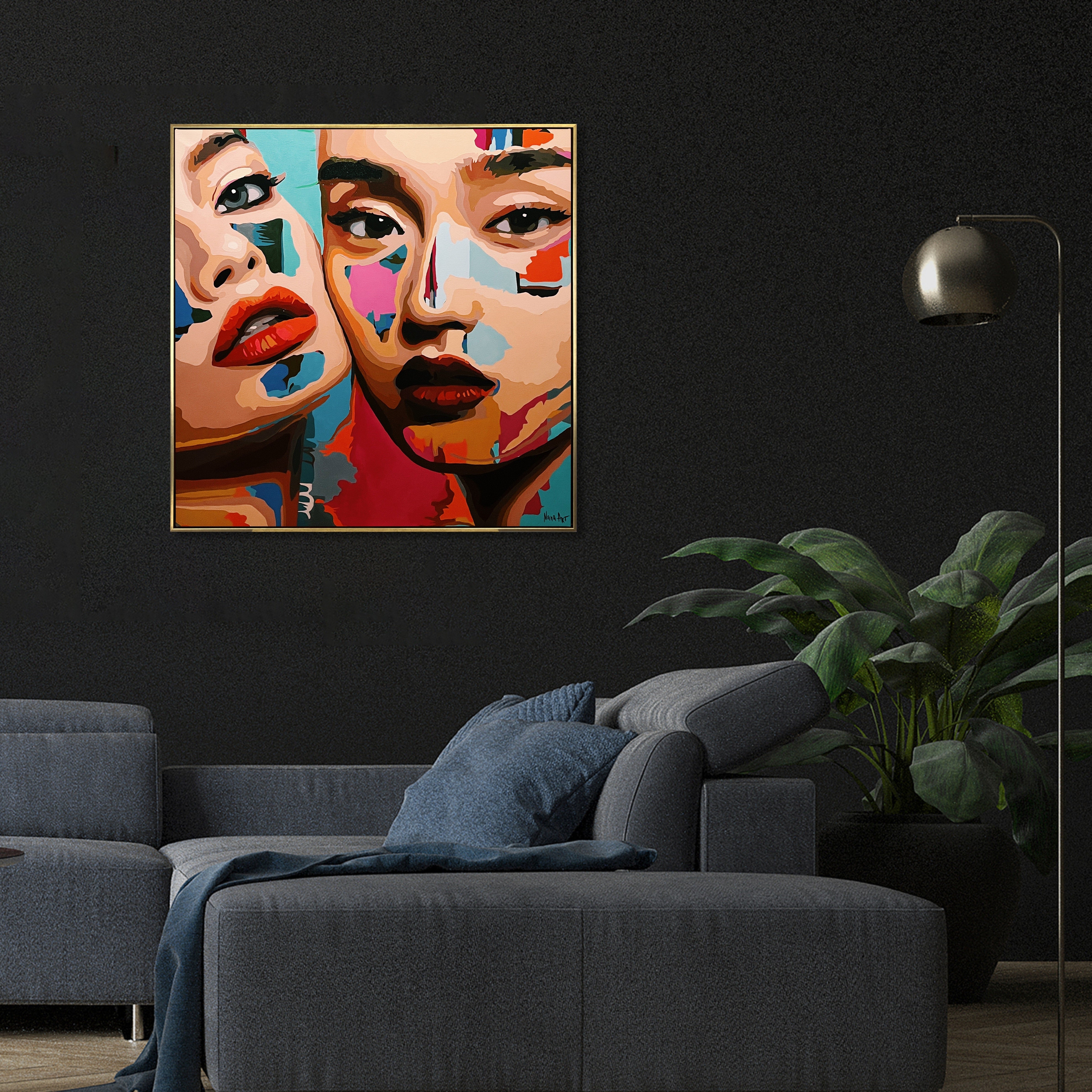 MAKE YOU FEEL 43.3"x43.3"