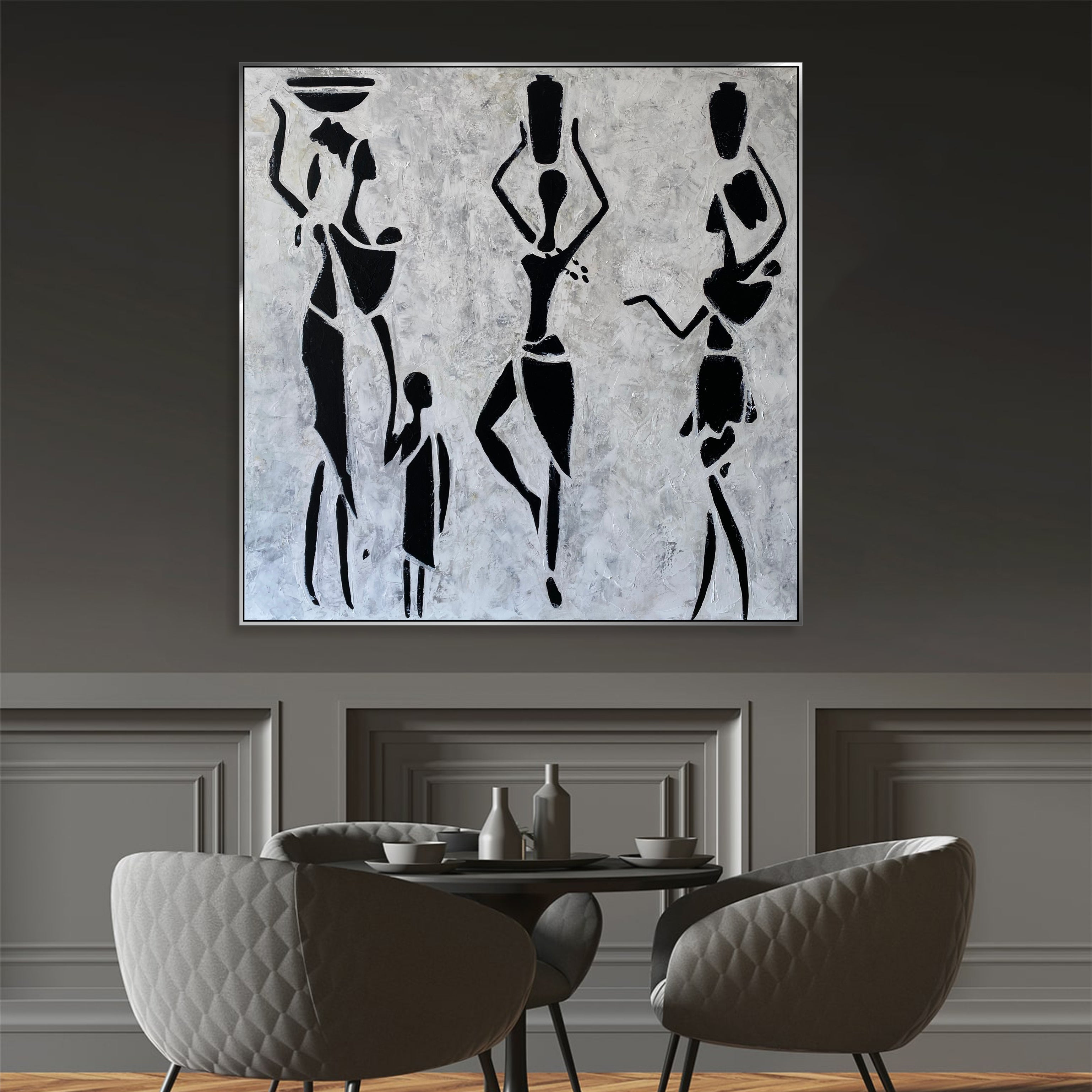 ECHOES OF AFRICA 39.7"x39.7"