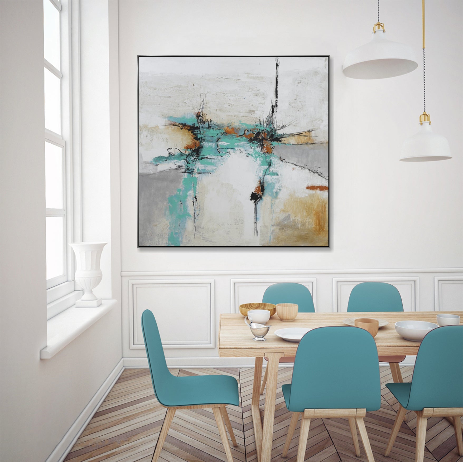 Modern wall art AQUA DYNAMICS