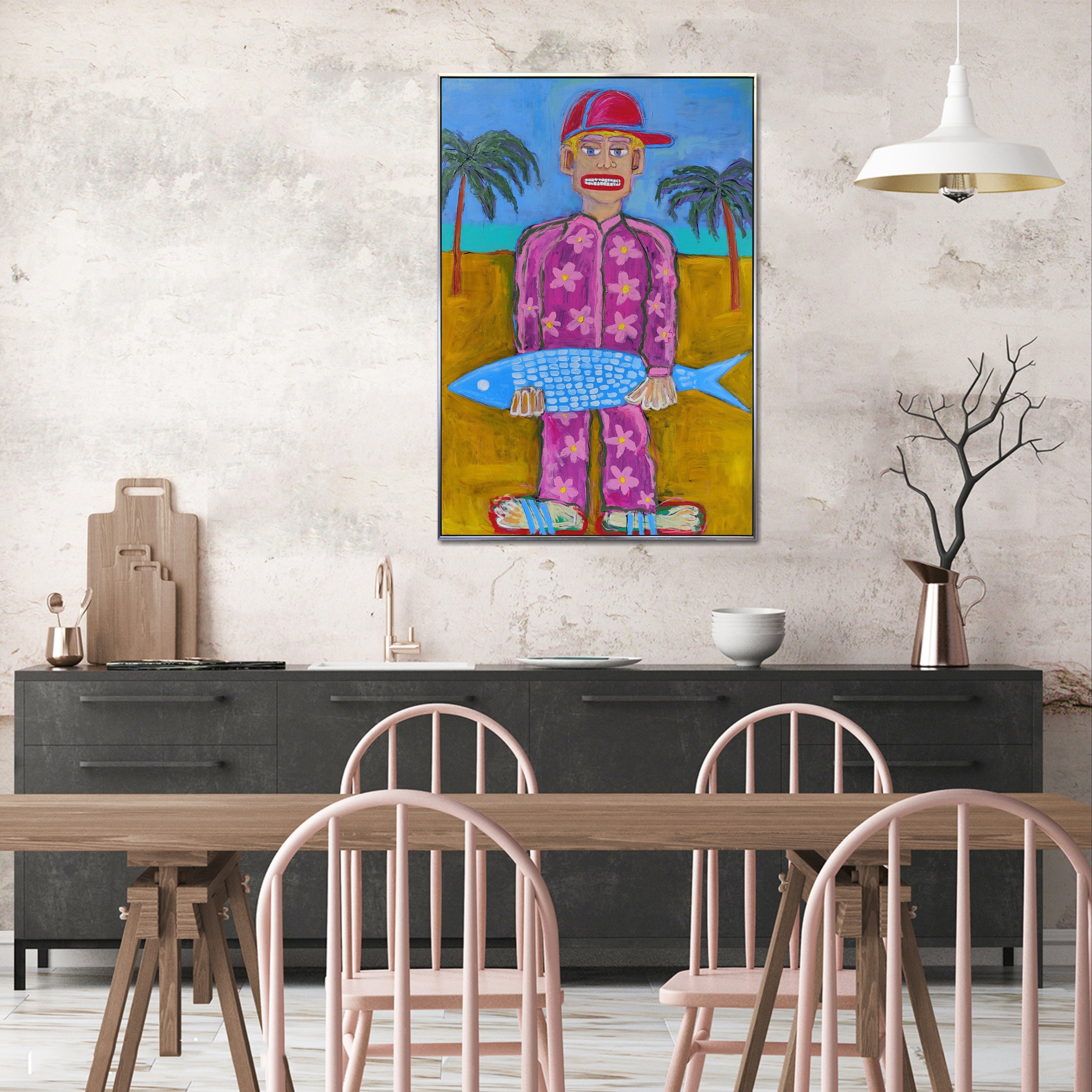 BIG CATCH 53.9"x36.2"