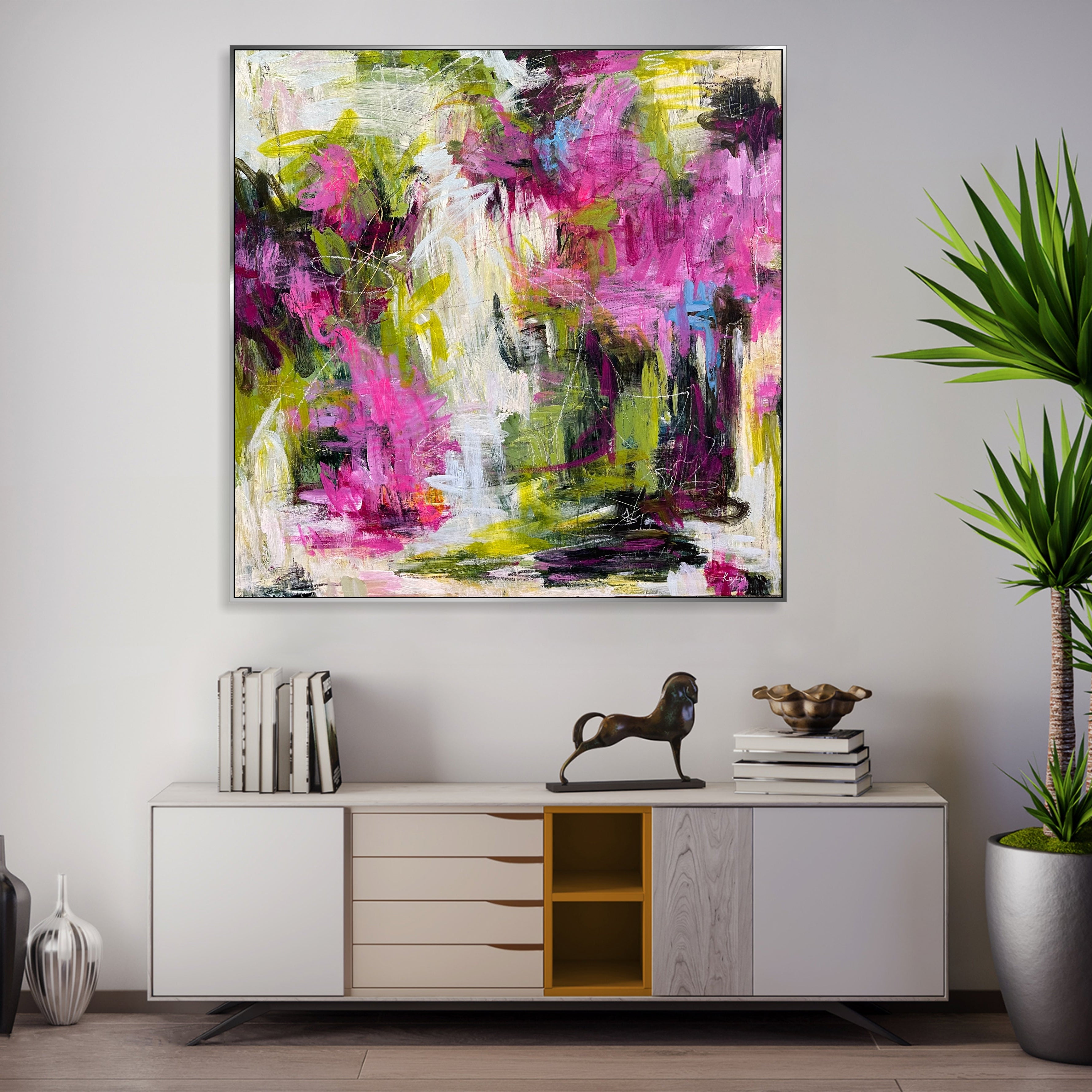 COLORFUL WHIMS 39.3"x39.3"