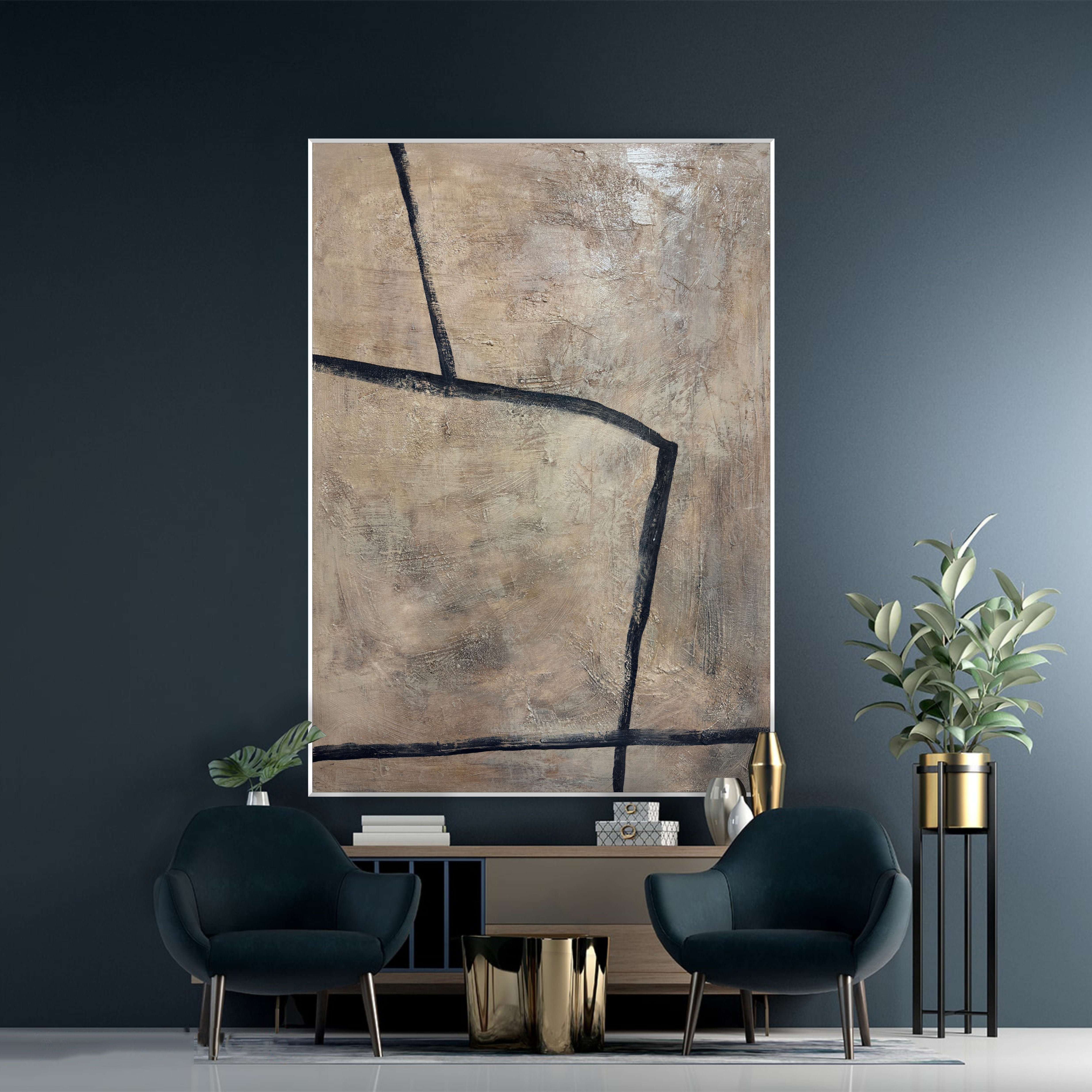 EARTHEN FLOW 32"x24"