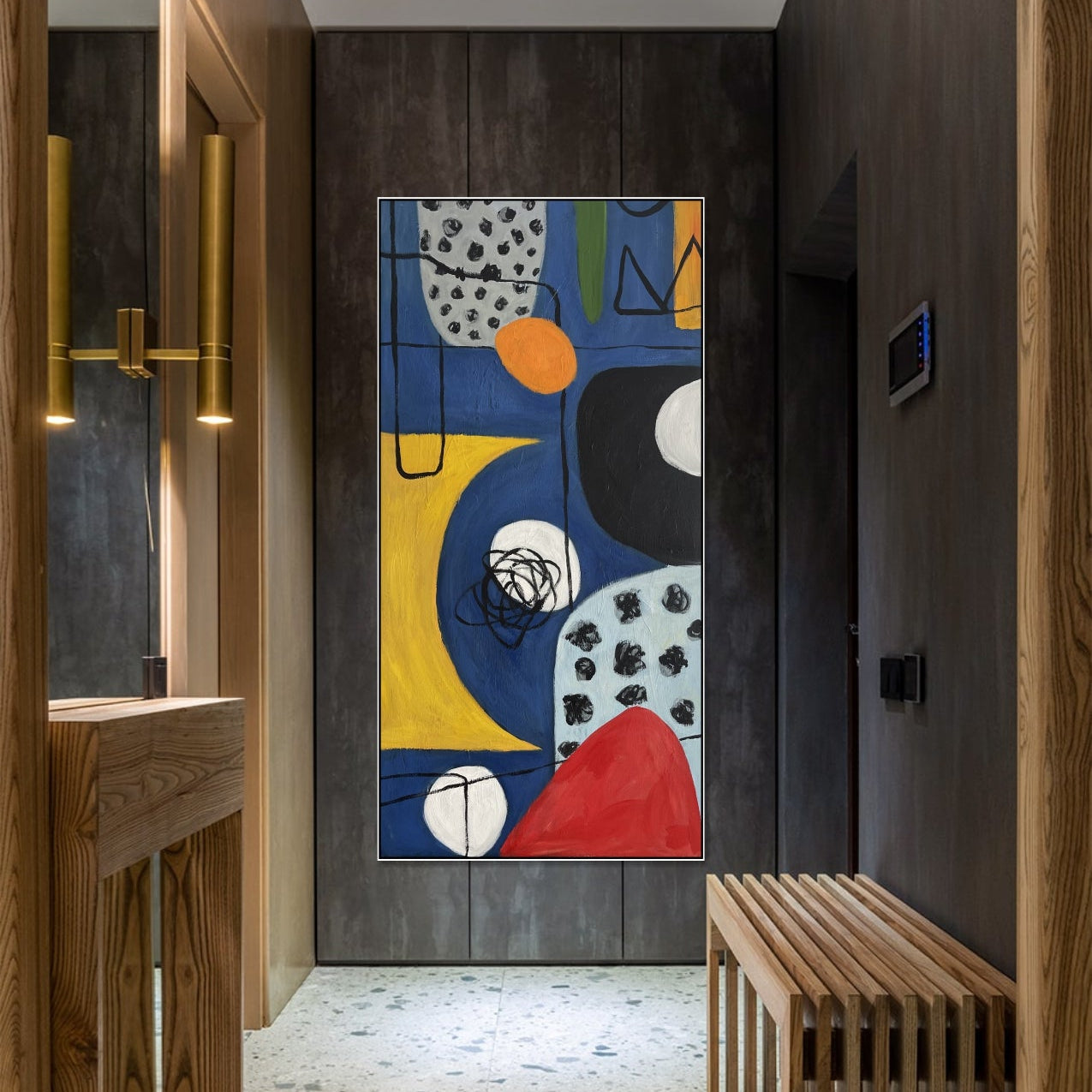 GEOMETRIC VIBRANCE 46"x23"