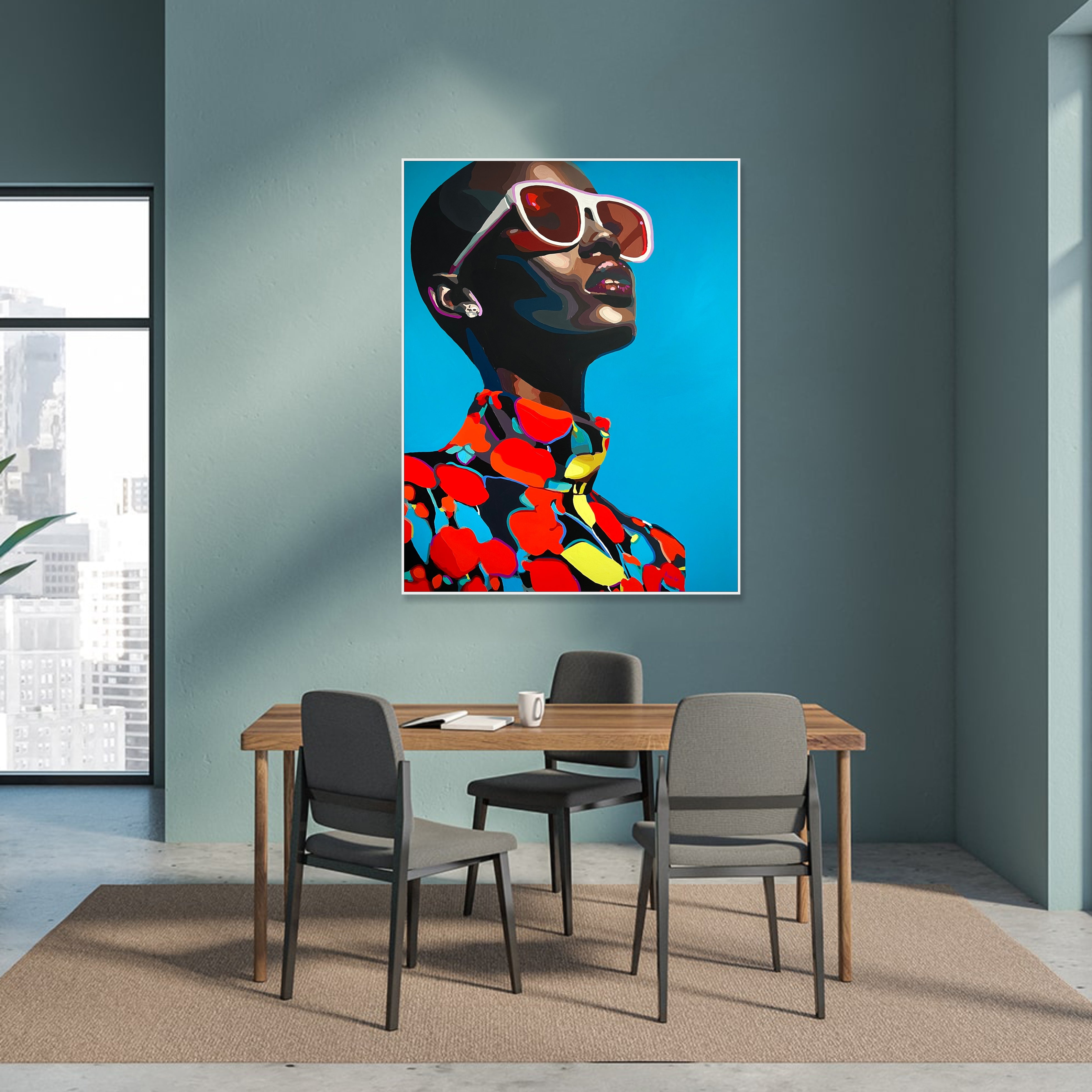 SUMMER BLOSSOM 51.2"x39.4"