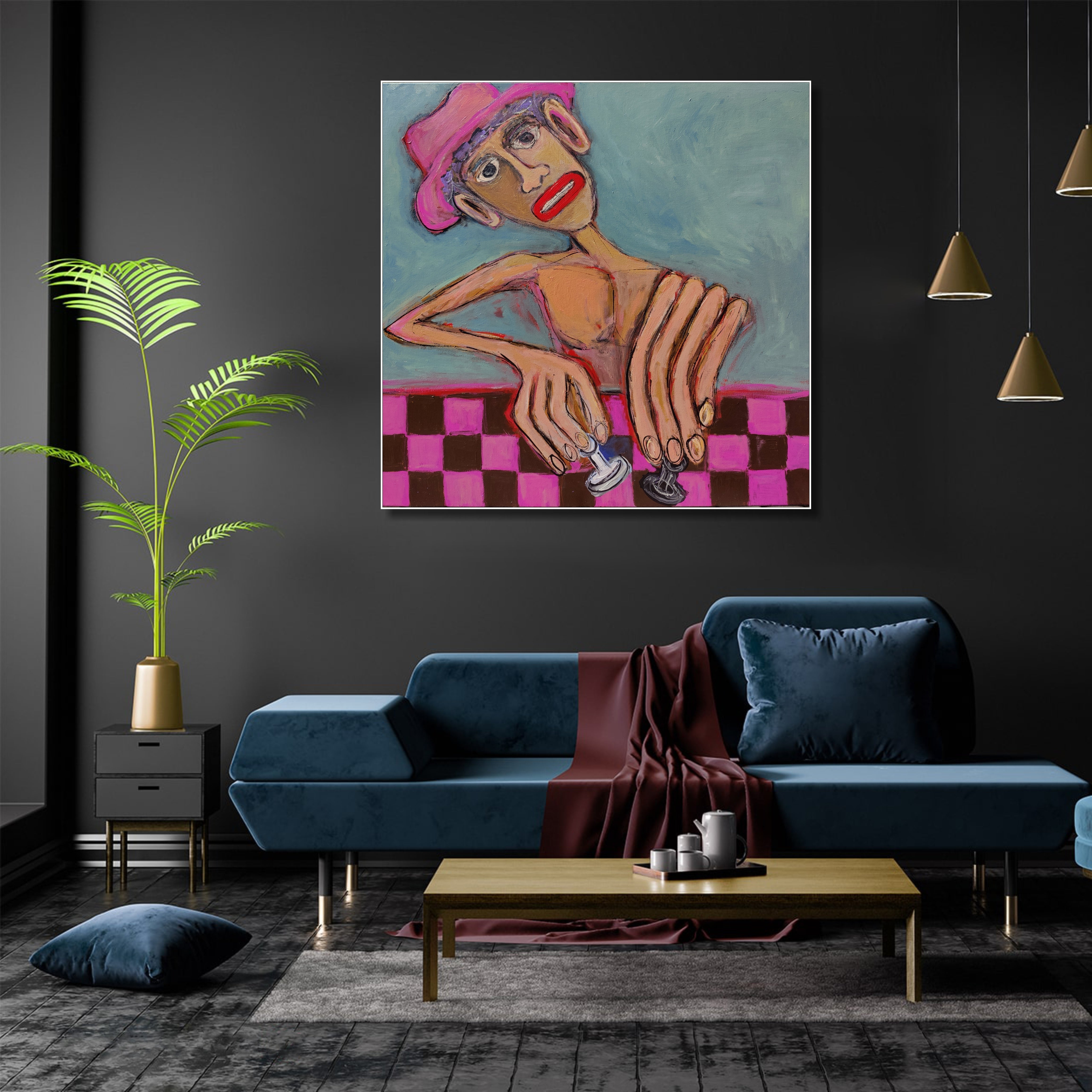 CHESS MASTER 46"x46"