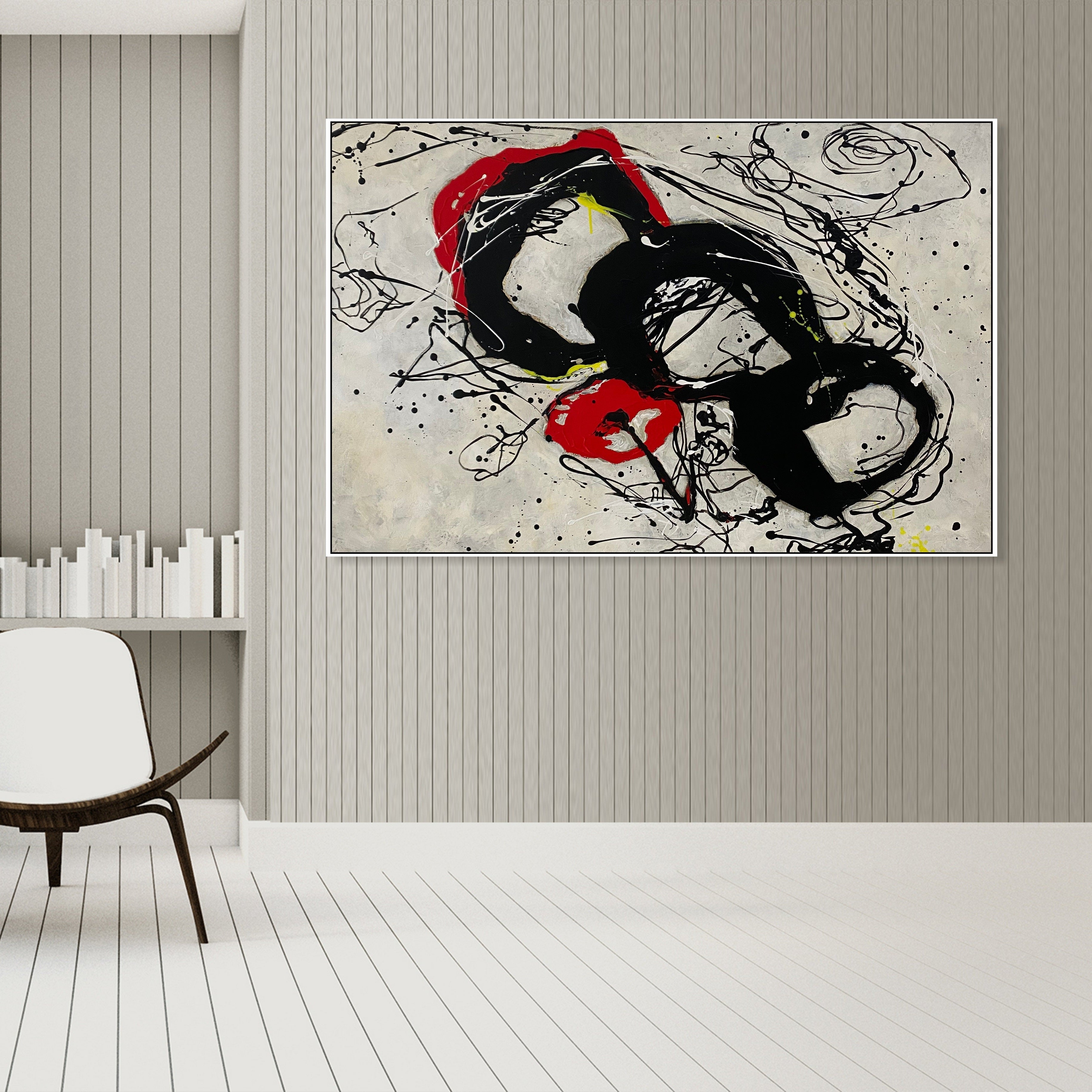 VIVACIOUS SPLATTER 36"x54"