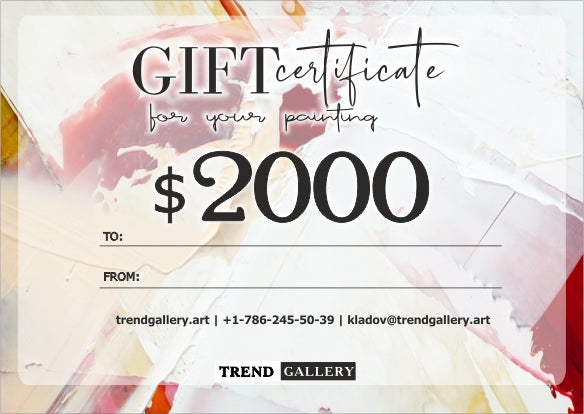 GIFT CERTIFICATE 2000