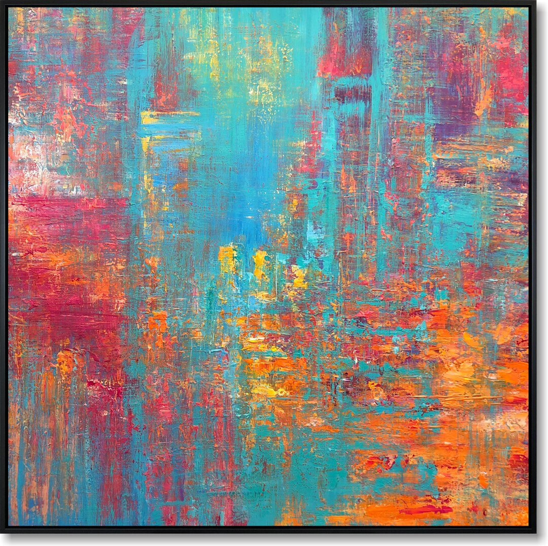 RIOT OF COLORS 46"x46"