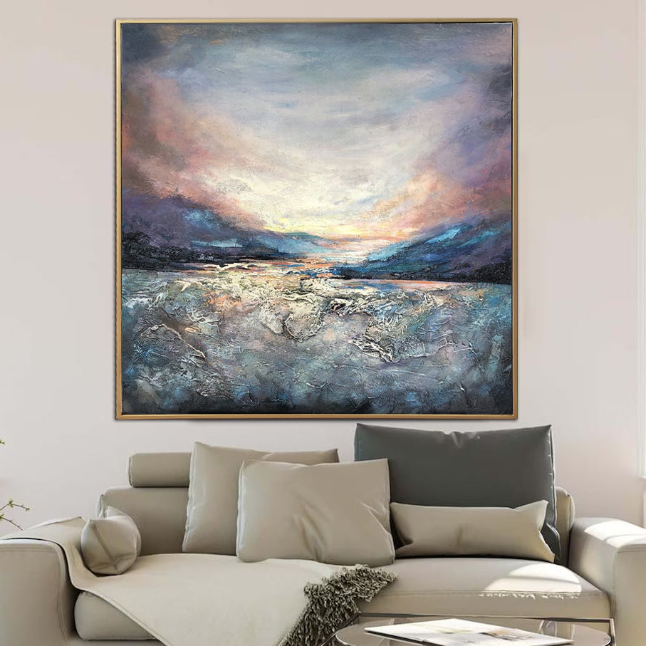 OCEANIC WAVES 27.5"x27.5"