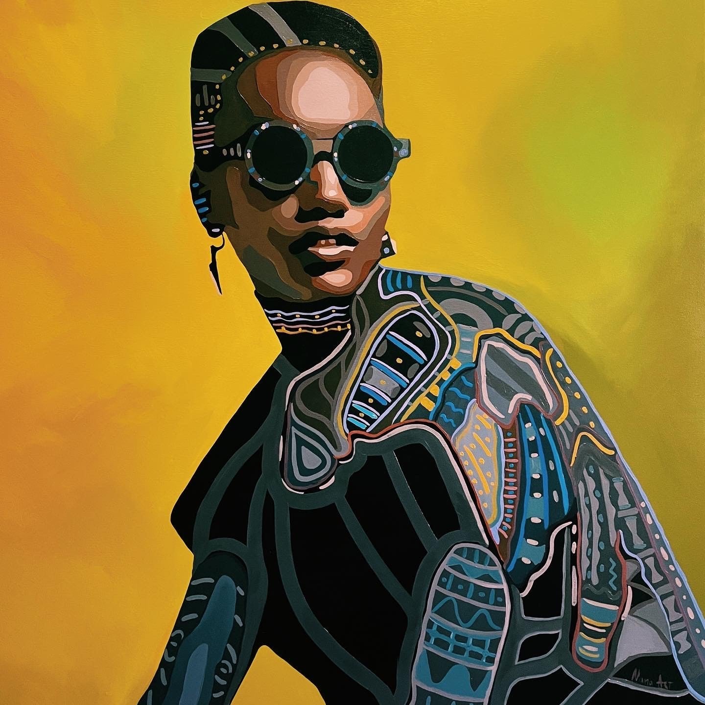 MOON QUEEN 43.3"x43.3"