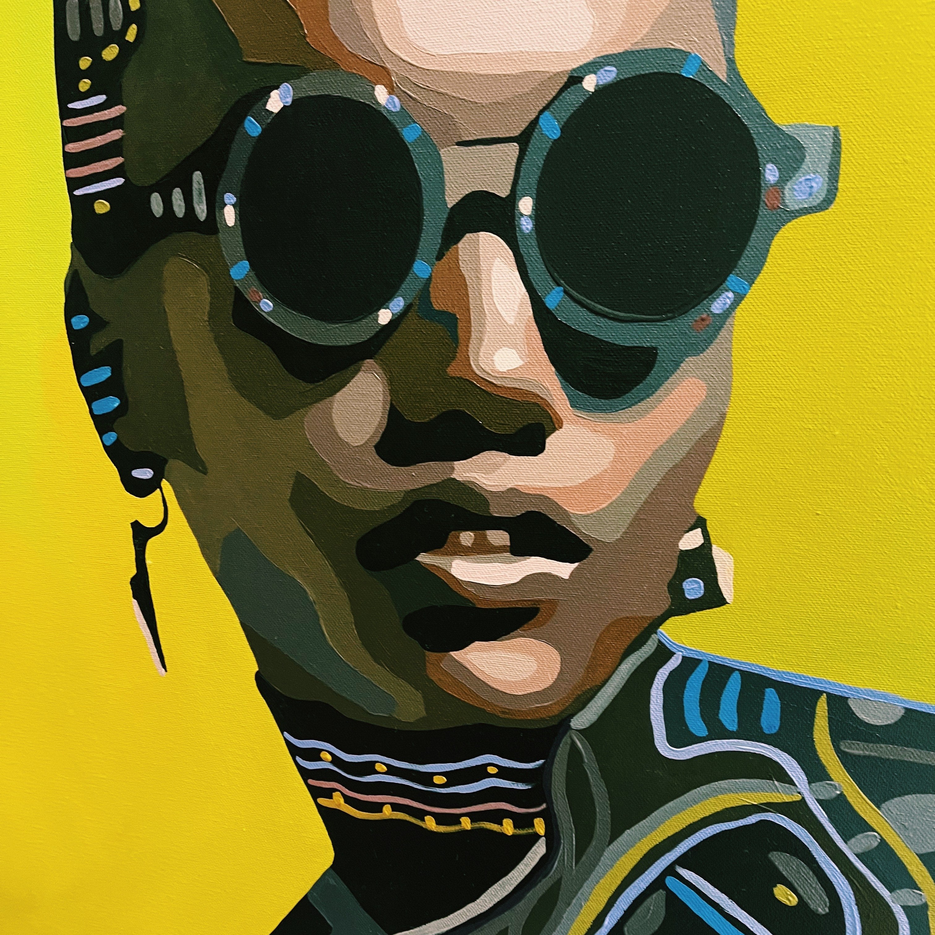 MOON QUEEN 43.3"x43.3"