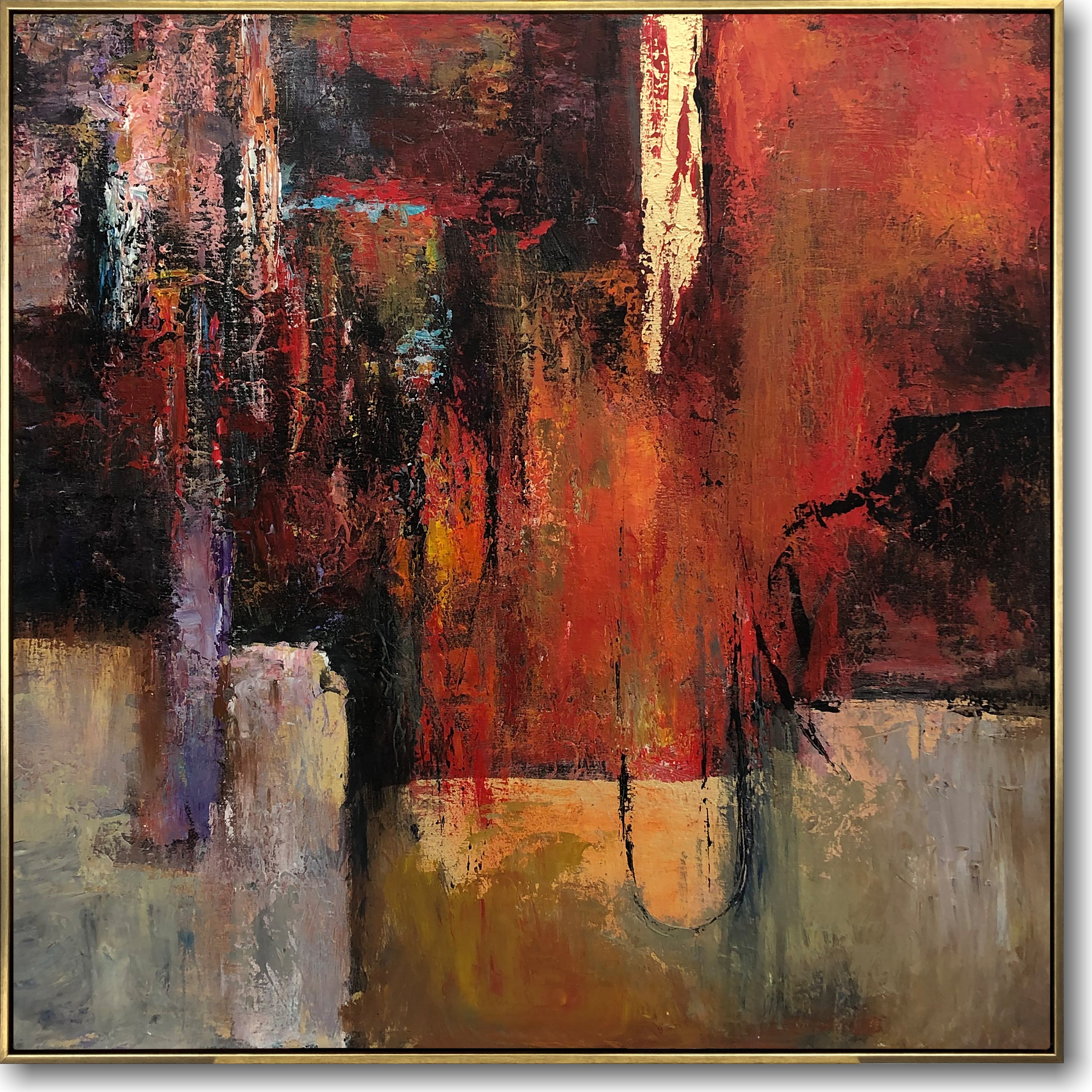 Abstract fine art modern CALM