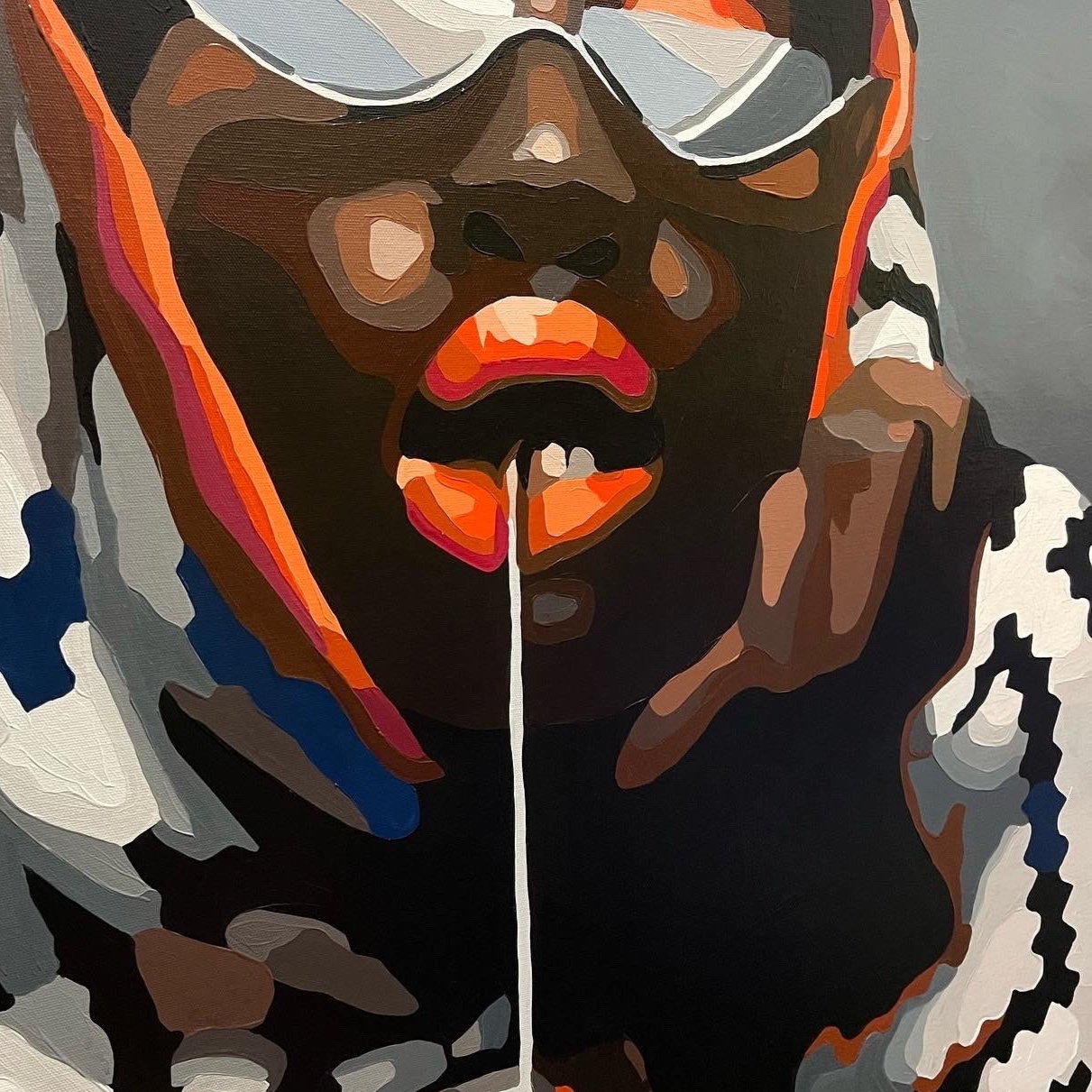 IN THE ARMS OF WARMTH 43.3"x43.3"