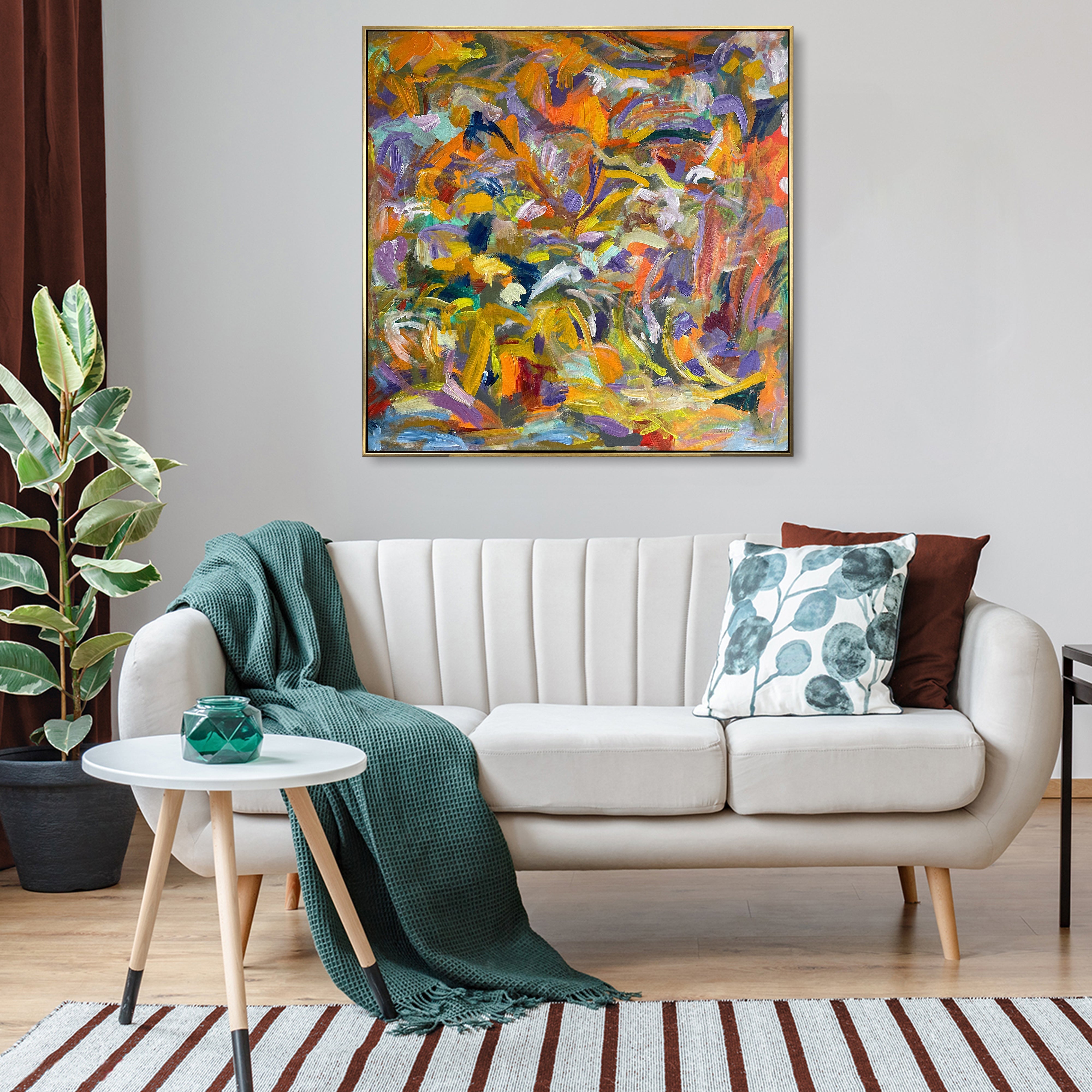 SPRING COLORS 40"x40"