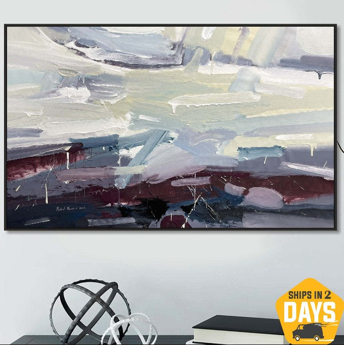 Colorful Texture Painting On Canvas Abstract Wall Painting Contemporar