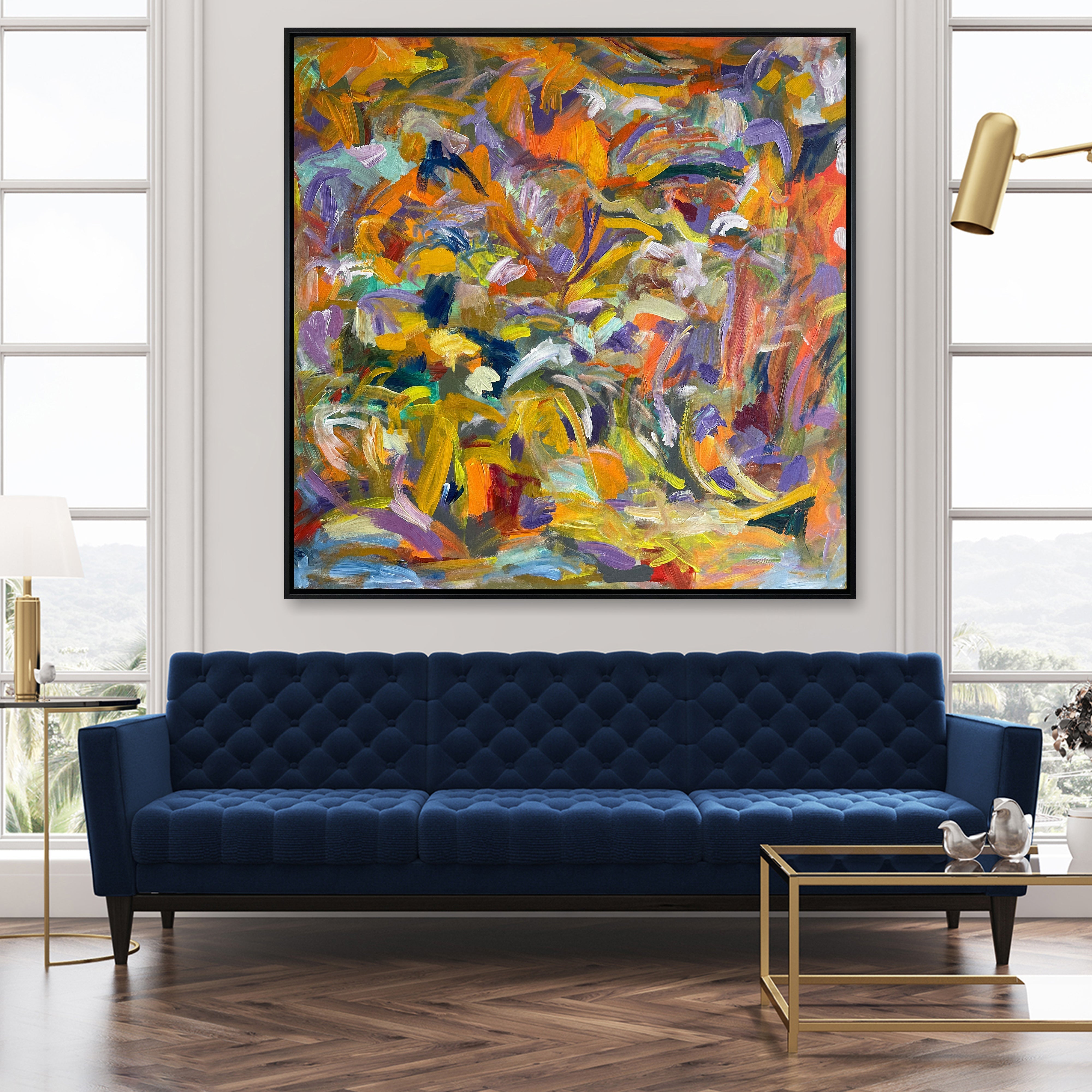 SPRING COLORS 40"x40"