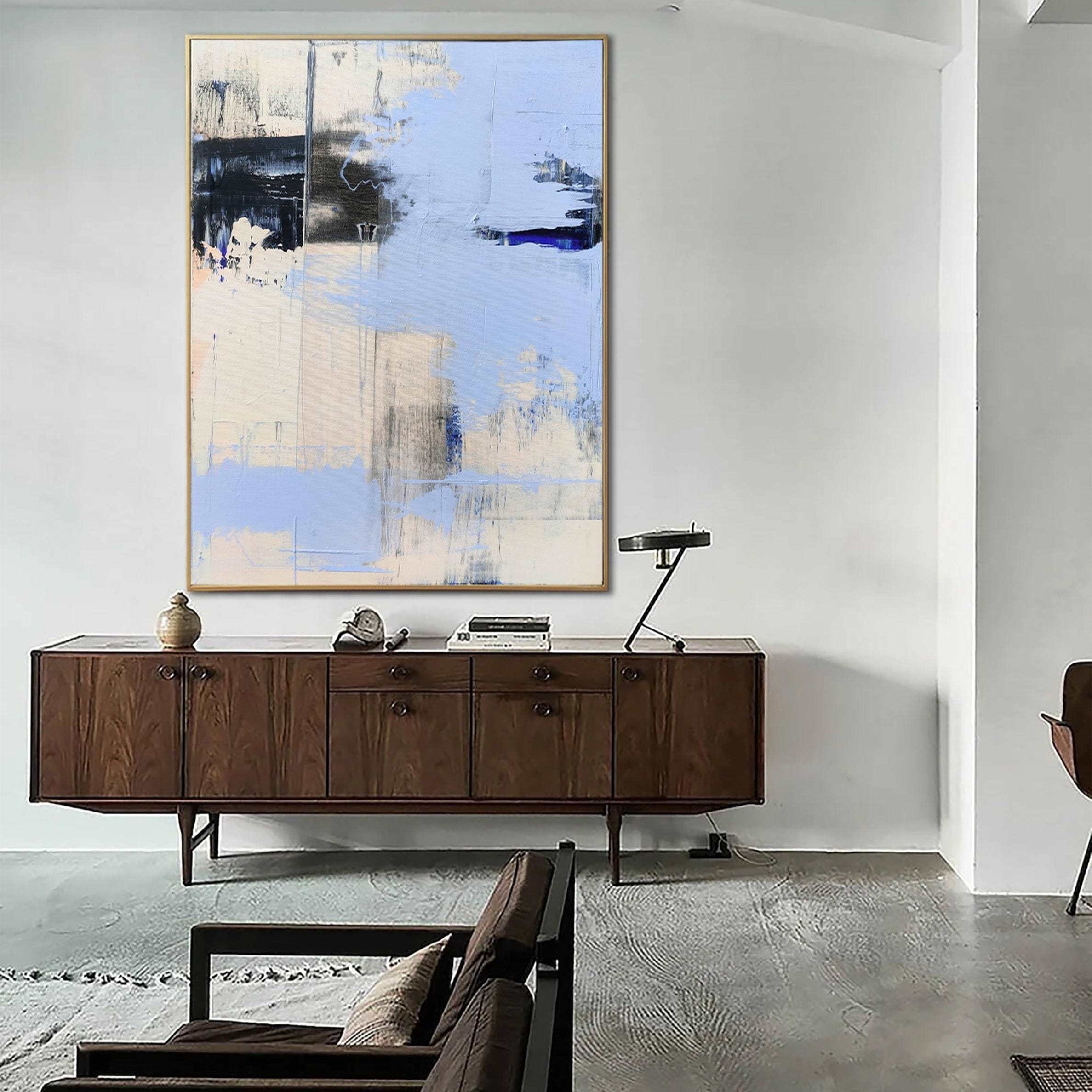 Abstract painting acrylic ASSOCIATION 114 39.37"x29.52"