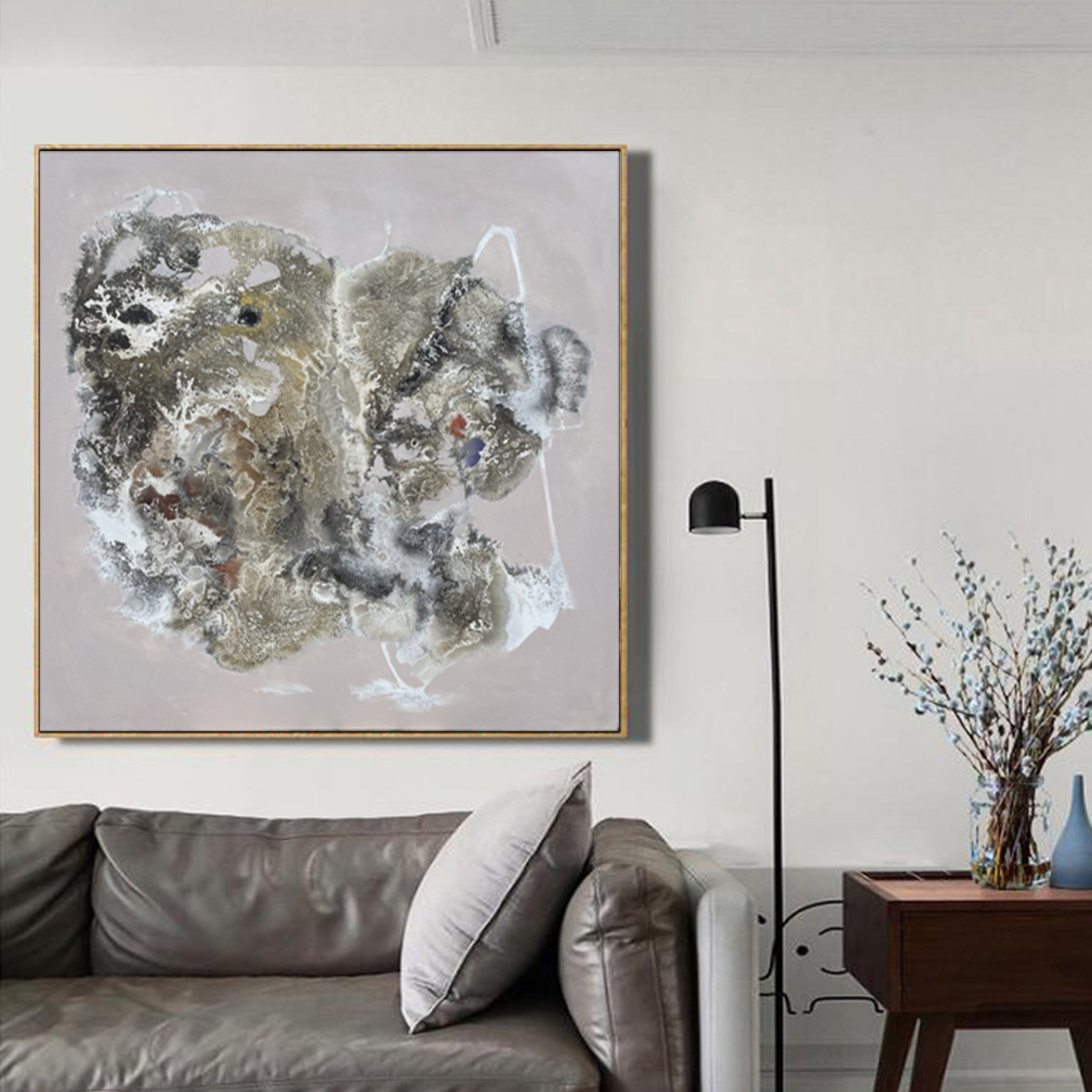 MAP OF ISLAND 46"x46"