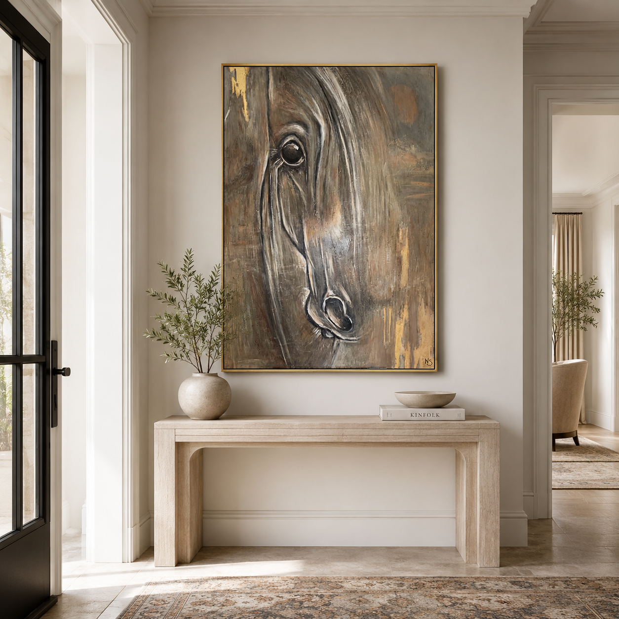 Animal portrait art collection NOBLE HORSE